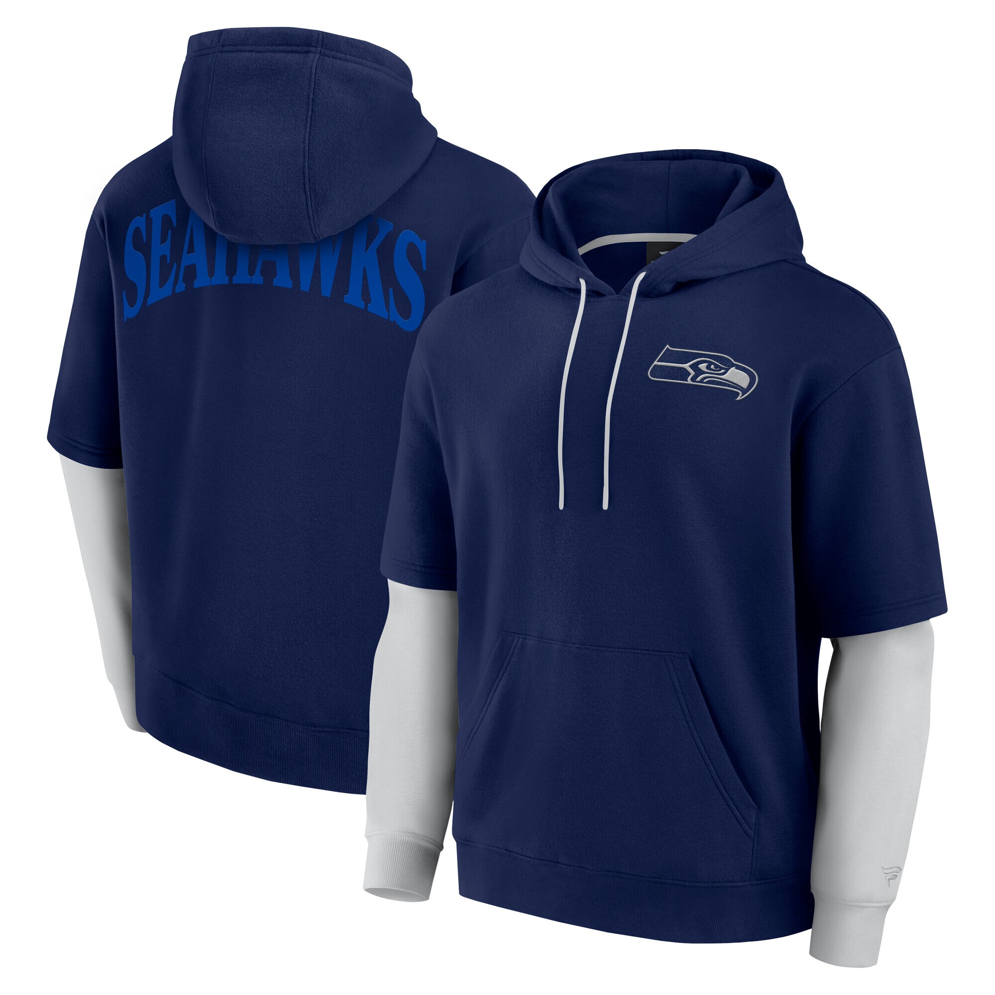 【公式グッズ】NFL シーホークス プルオーバー パーカー Fanatics/ファナティクス (24 MENS Elements Signature Cotton POH)