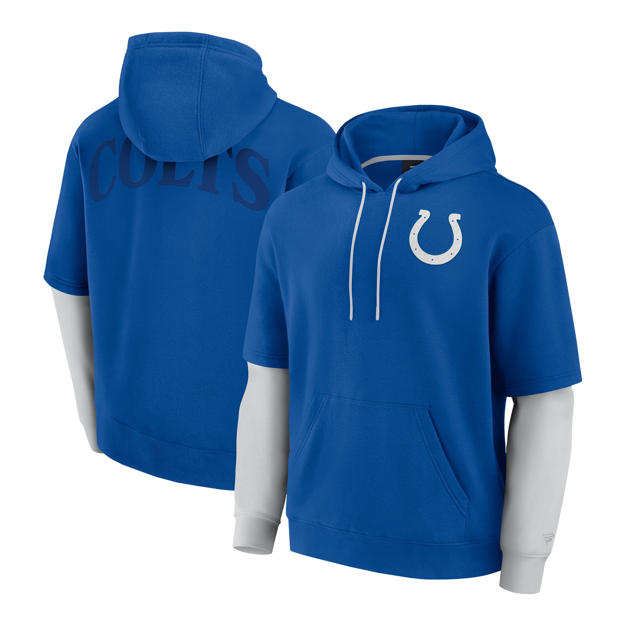 【公式グッズ】NFL コルツ プルオーバー パーカー Fanatics/ファナティクス ロイヤル (24 MENS Elements Signature Cotton POH)｜Fanatics公式ストア 店