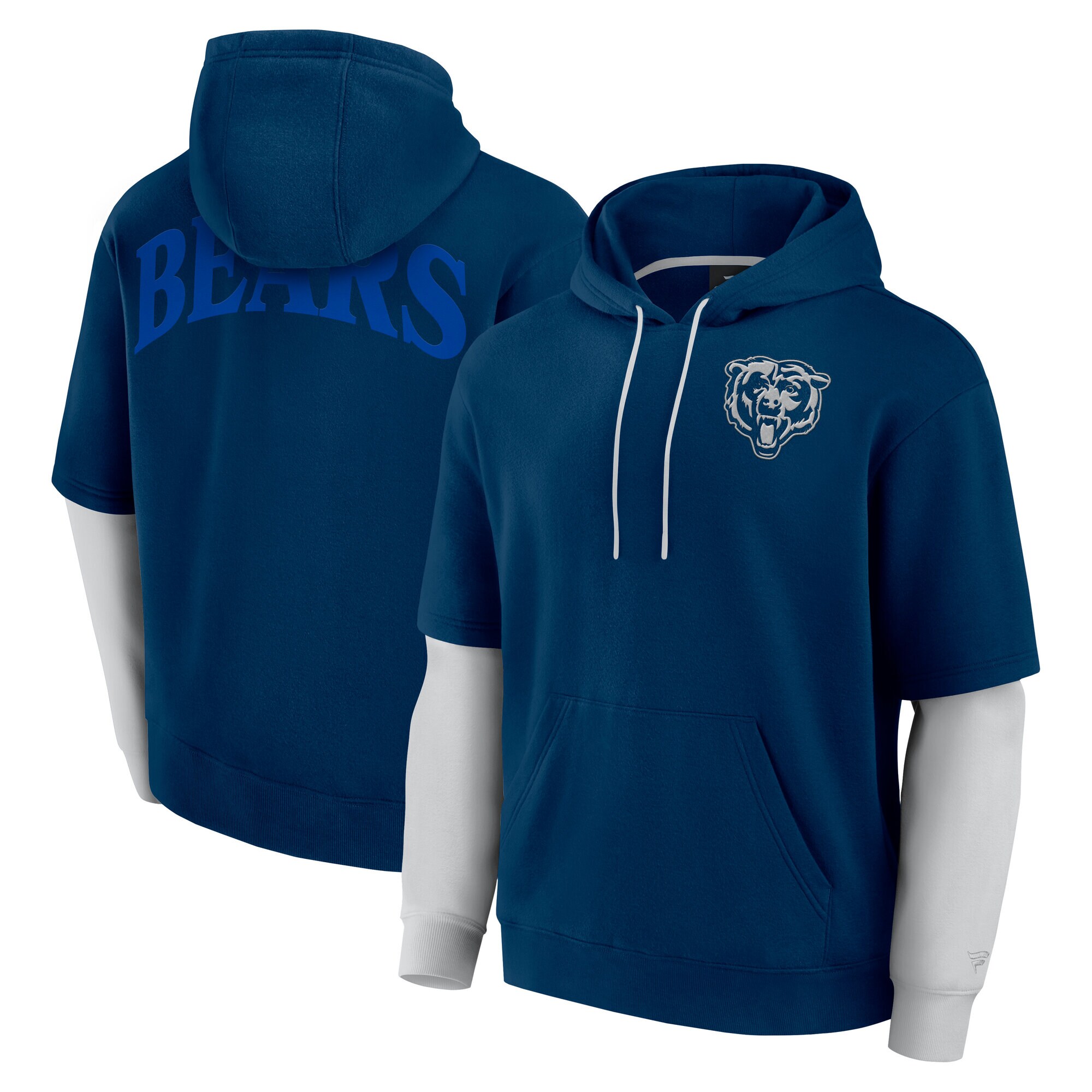 【公式グッズ】NFL ベアーズ プルオーバー パーカー Fanatics/ファナティクス ネイビー (24 MENS Elements Signature Cotton POH)｜Fanatics公式ストア 店