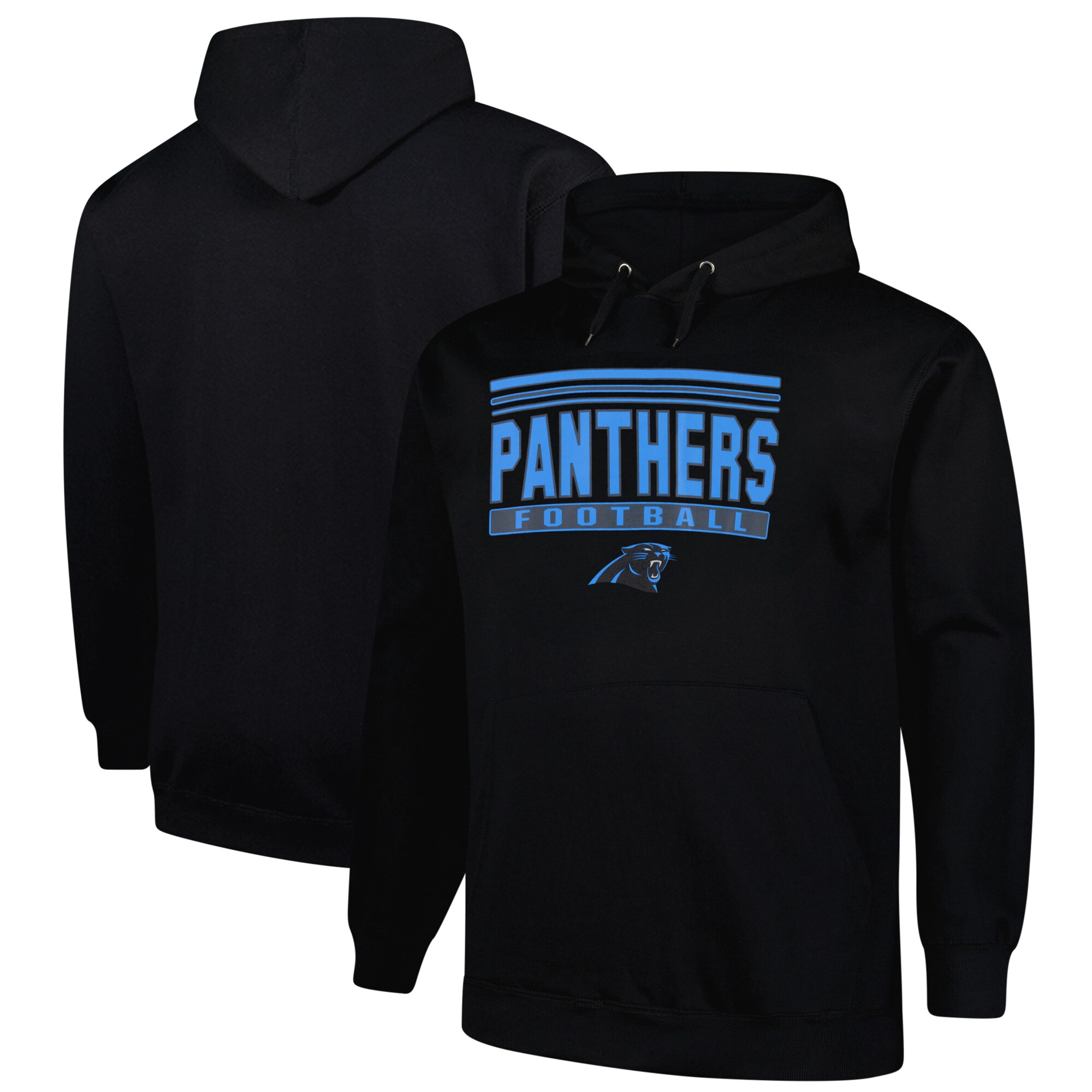 【公式グッズ】NFL パンサーズ プルオーバー パーカー （大きいサイズ） Fanatics/ファナティクス メンズ ブラック (MENS B&T PULLOVER POP HOODIE)