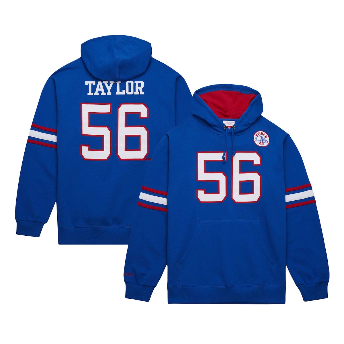 【公式グッズ】NFL ジャイアンツ ローレンス・テイラー プルオーバー パーカー Mitchell & Ness/ミッチェル＆ネス メンズ ロイヤル (Men's Retired Player N&N Fleece Hood) 18,371円