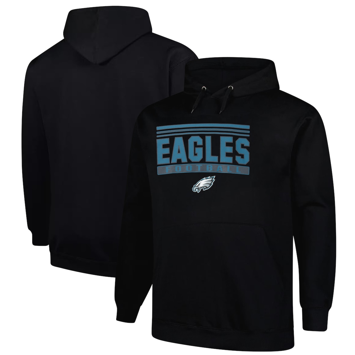 【公式グッズ】NFL イーグルス プルオーバー パーカー （大きいサイズ） Fanatics/ファナティクス メンズ ブラック (MENS B&T PULLOVER POP HOODIE) 12,768円