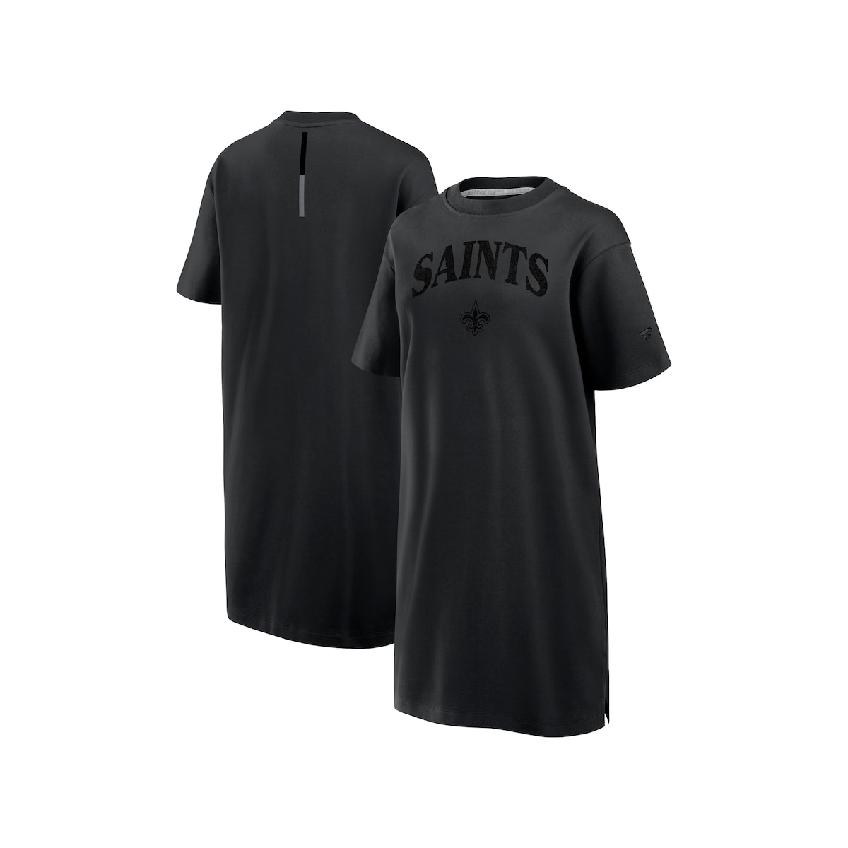 【公式グッズ】NFL セインツ ワンピース Fanatics/ファナティクス レディース ブラック (24 Womens Elements Signature Cotton SS Dress)