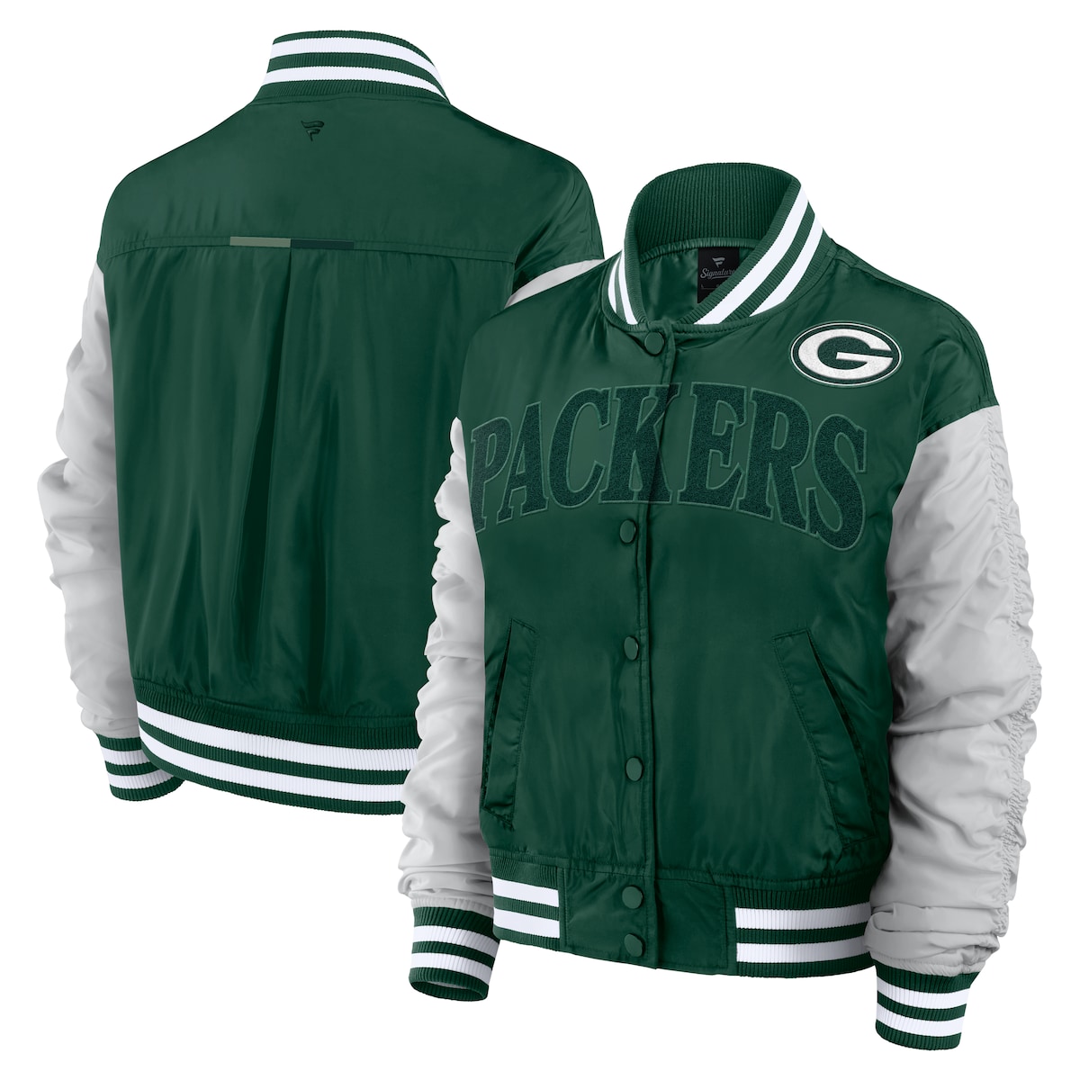 【公式グッズ】NFL パッカーズ ジャケット Fanatics/ファナティクス レディース グリーン (24 Womens Elements Signature Poly Jacket)
