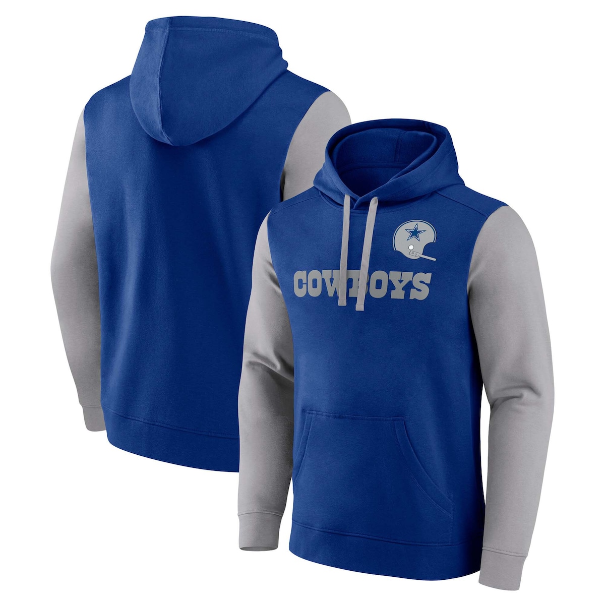 【公式グッズ】NFL カウボーイズ フリース パーカー Fanatics/ファナティクス メンズ ロイヤル (NFL Upgraded Cotton Fleece Pullover Hood)｜Fanatics公式ストア 店