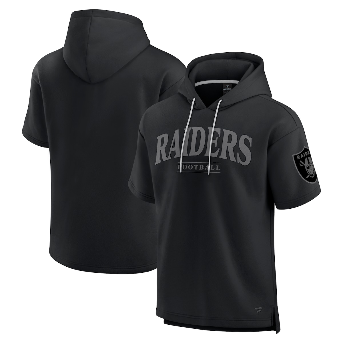 【公式グッズ】NFL レイダース プルオーバー パーカー Fanatics/ファナティクス ブラック (24 MENS Elements Signature SS Hood)