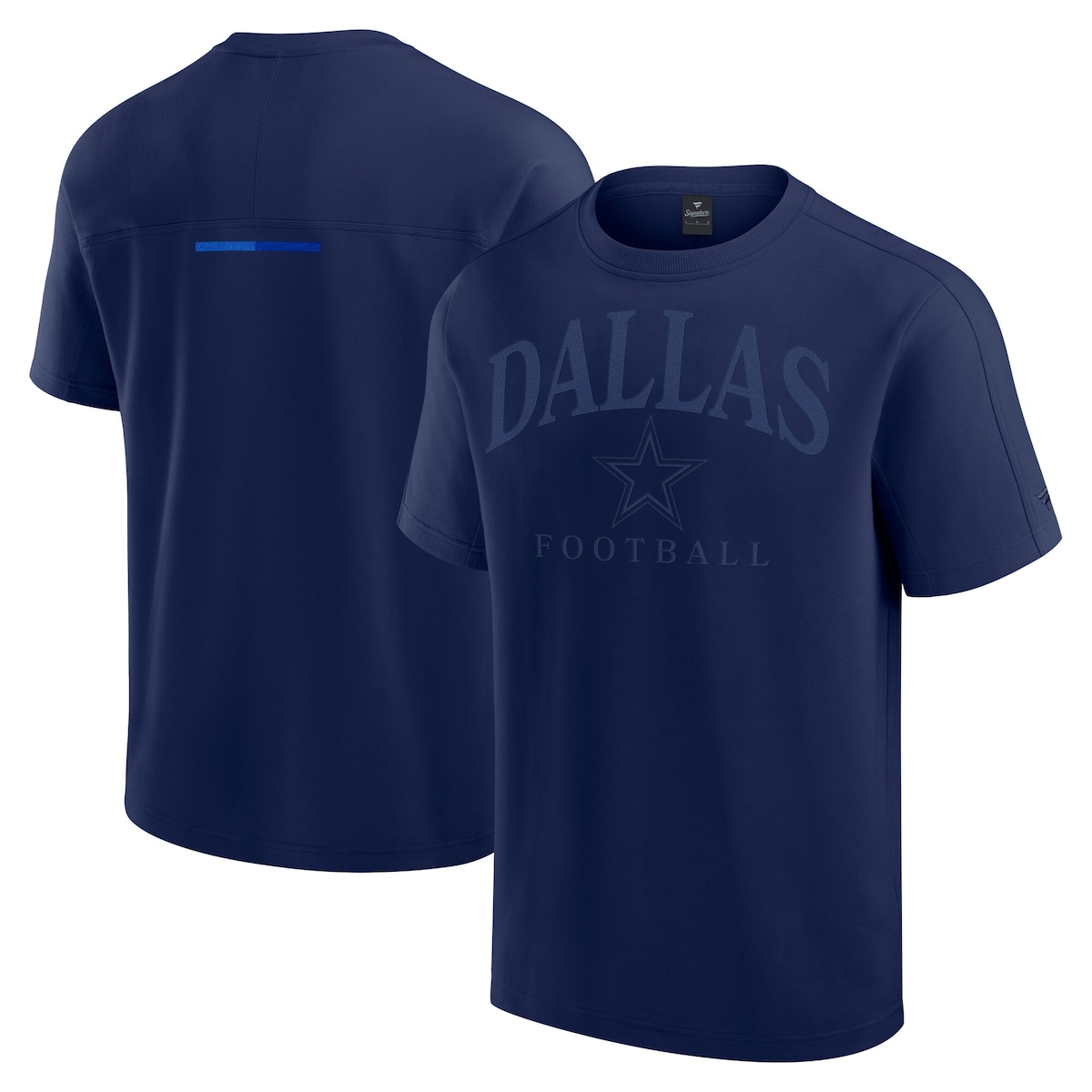 【公式グッズ】NFL カウボーイズ Tシャツ Fanatics/ファナティクス ネイビー (24 MENS Elements Signature Cotton SST)|Fanatics公式ストア 店