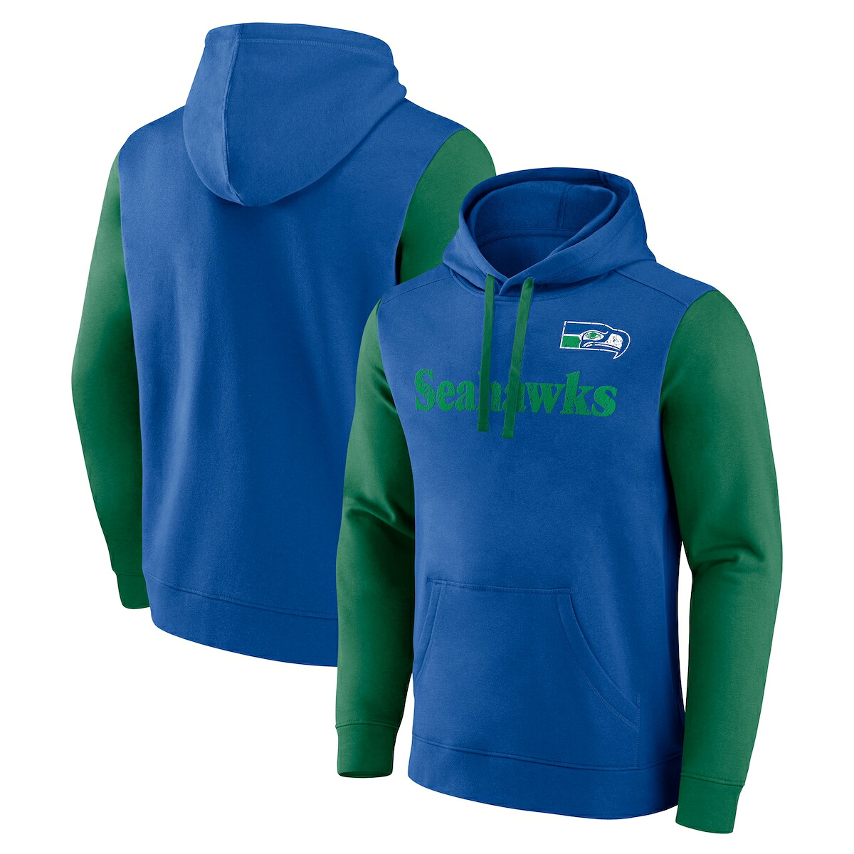 【公式グッズ】NFL シーホークス フリース パーカー Fanatics/ファナティクス メンズ ロイヤル (NFL Upgraded Cotton Fleece Pullover Hood)