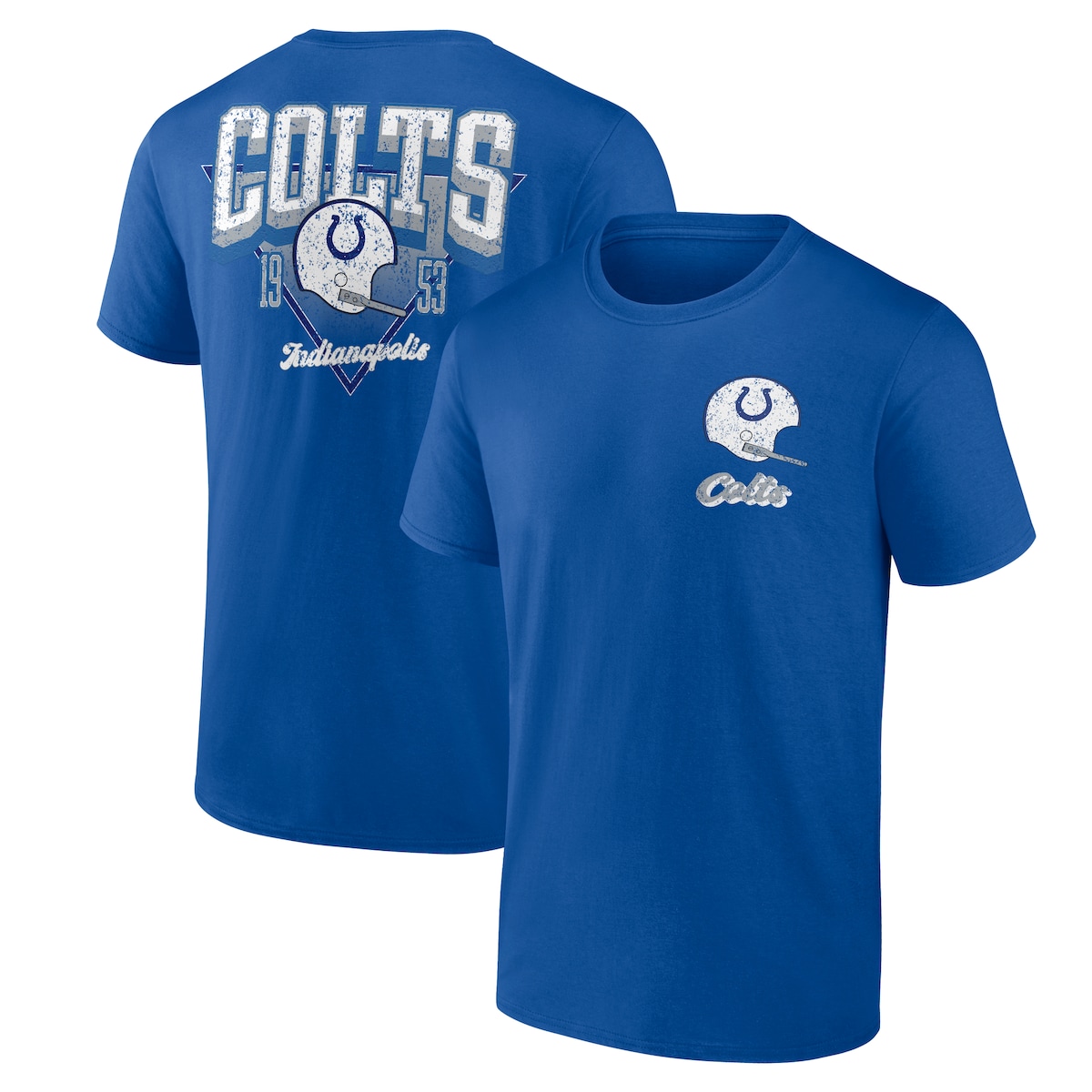【公式グッズ】NFL コルツ Tシャツ Fanatics/ファナティクス メンズ ロイヤル (NFL Never Over Cotton SS Tee)
