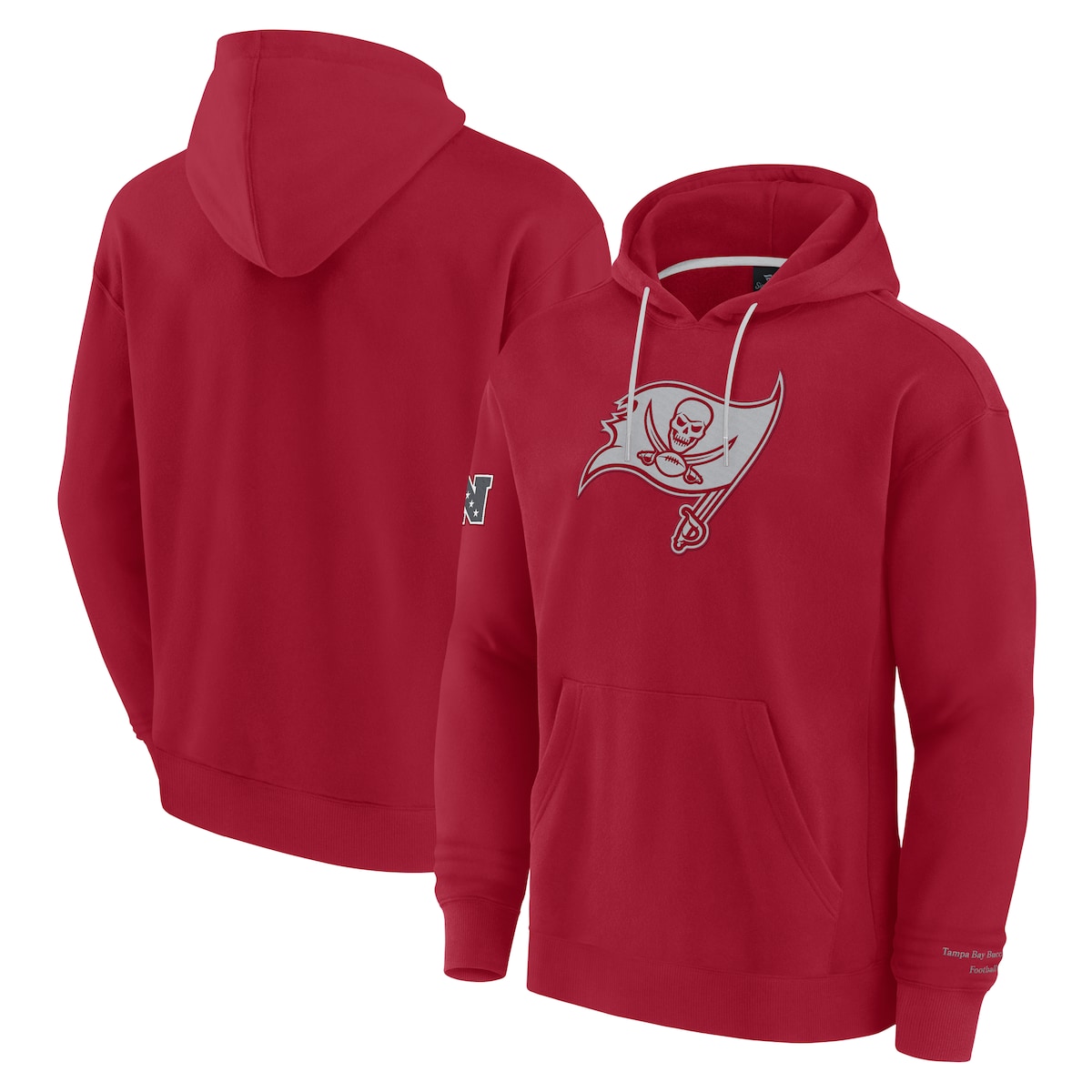 【公式グッズ】NFL バッカニアーズ フリース パーカー Fanatics/ファナティクス レッド (24 MENS Elements Signature Fleece POH)｜Fanatics公式ストア 店