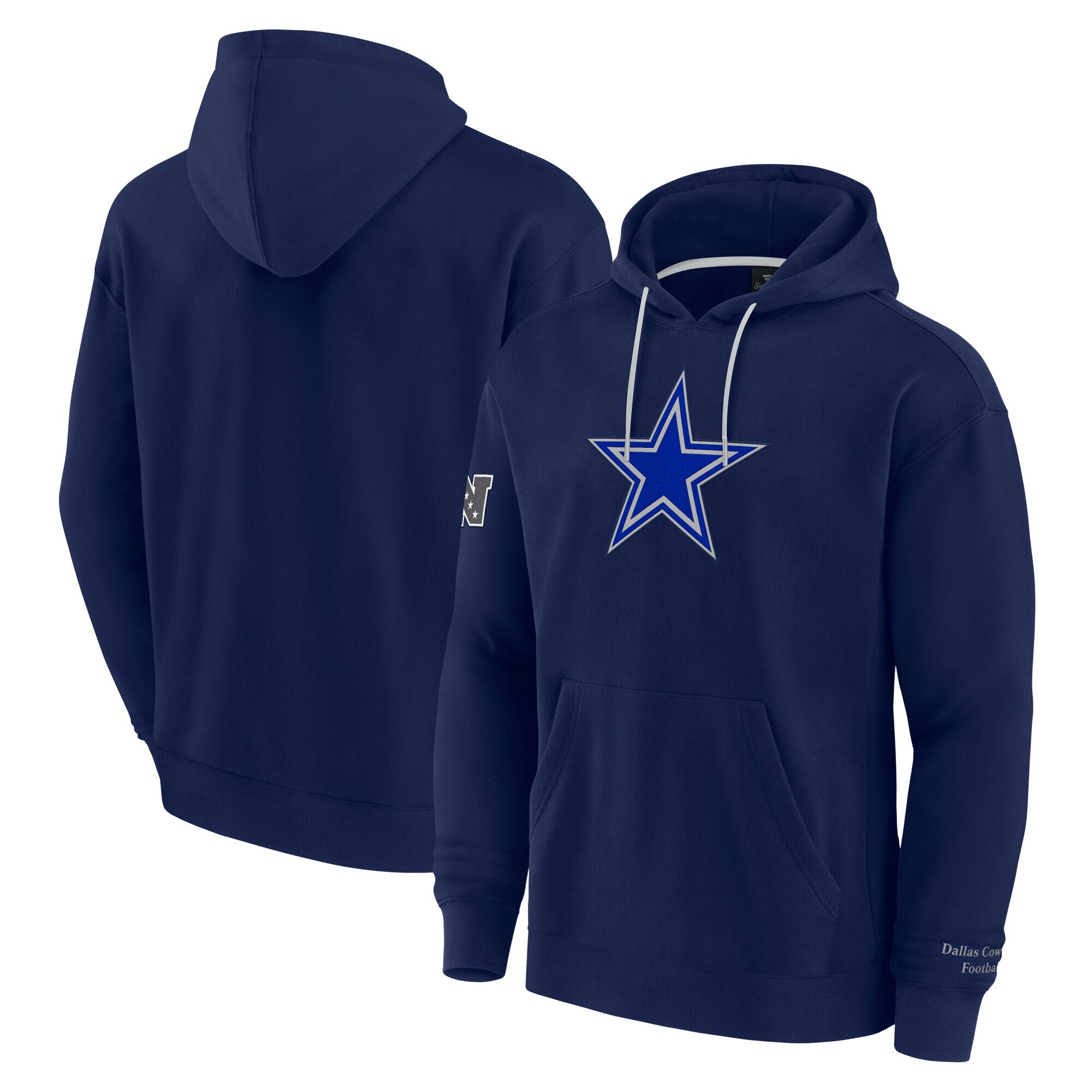 【公式グッズ】NFL カウボーイズ フリース パーカー Fanatics/ファナティクス ネイビー (24 MENS Elements Signature Fleece POH) 18,151円
