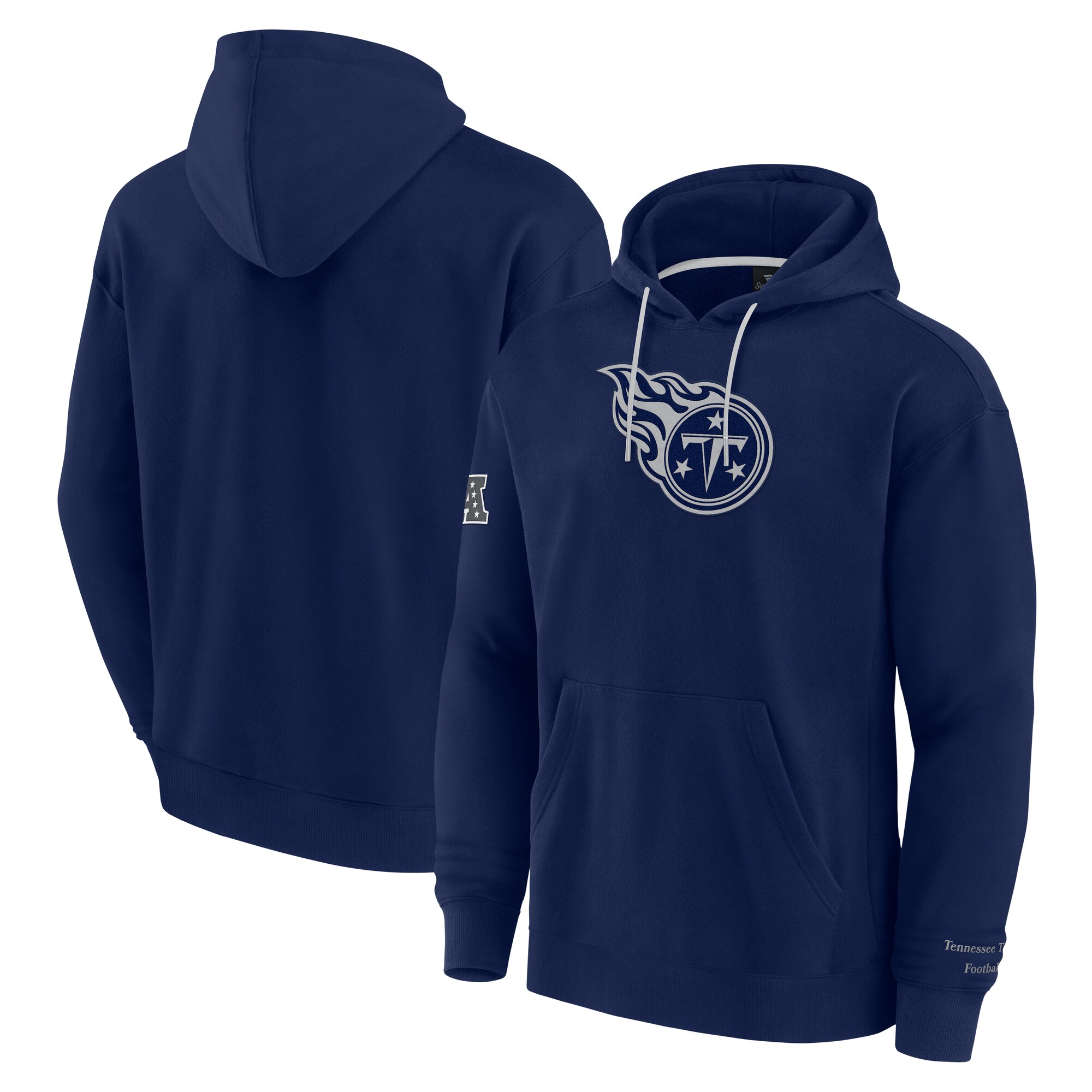 【公式グッズ】NFL タイタンズ フリース パーカー Fanatics/ファナティクス ネイビー (24 MENS Elements Signature Fleece POH)|Fanatics公式ストア 店