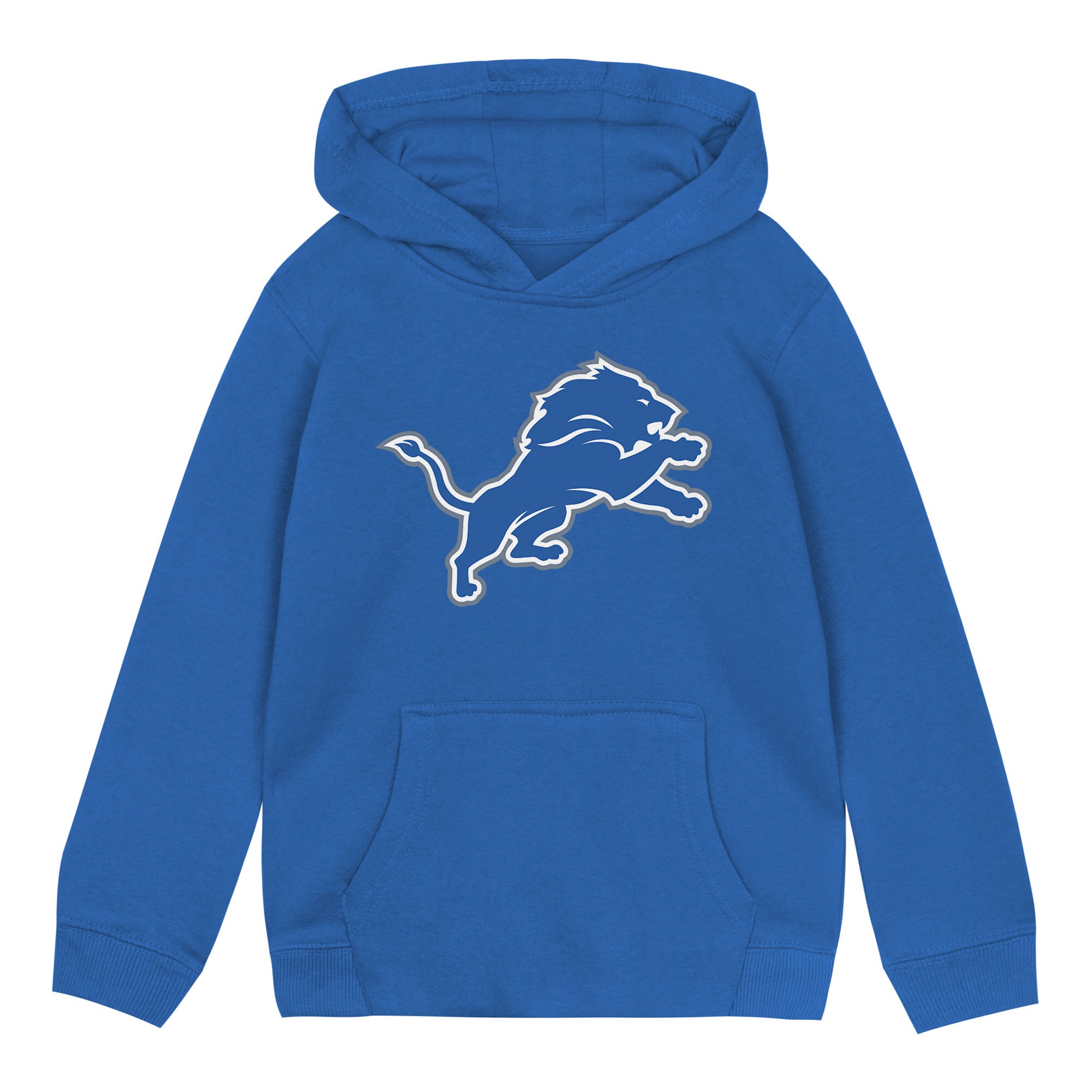 【公式グッズ】NFL ライオンズ パーカー Outerstuff トドラー・幼児サイズ ブルー (23 Toddler Team Logo Hood)