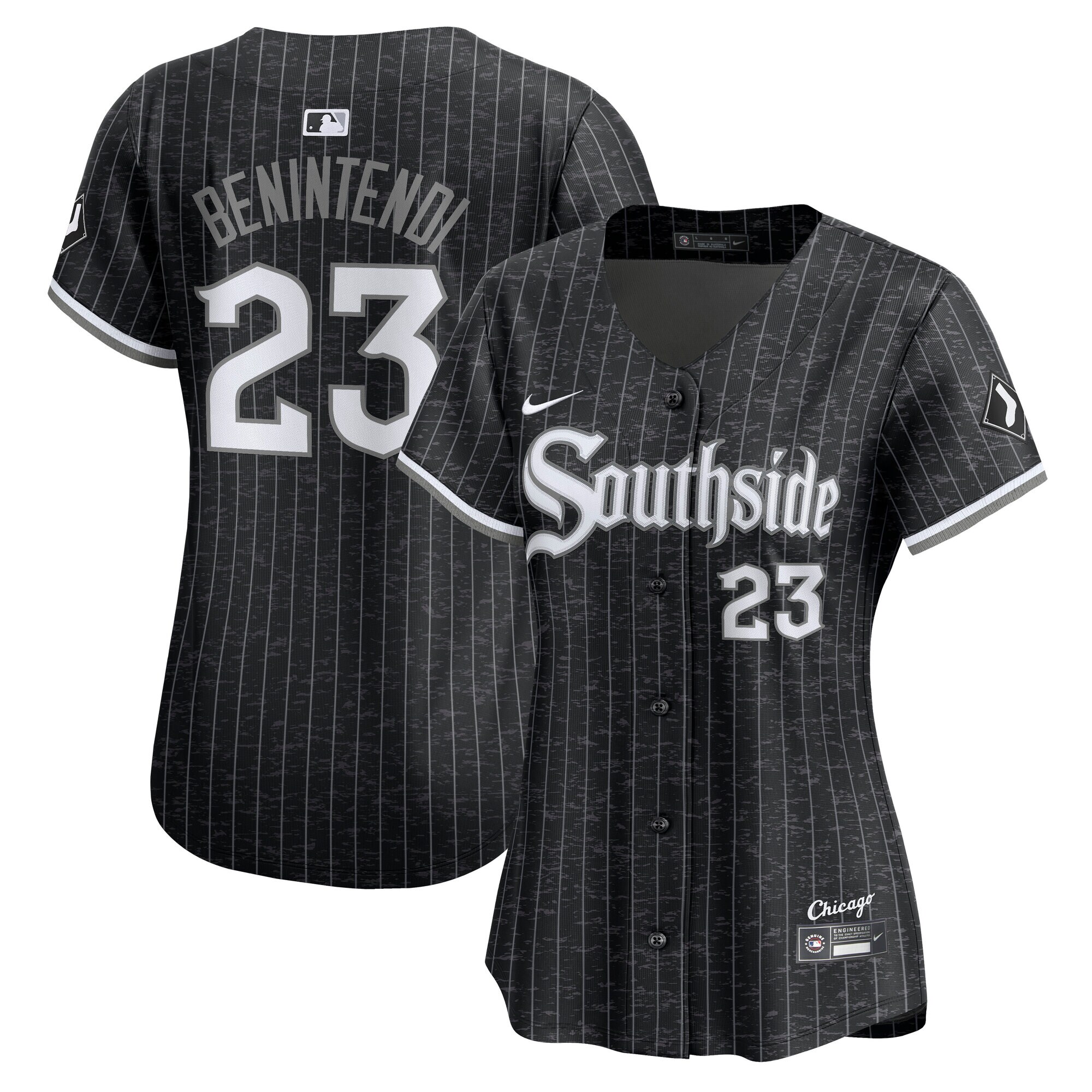 【公式グッズ】MLB ホワイトソックス アンドリュー・ベニンテンディ シティコネクト リミテッド ユニフォーム Nike/ナイキ レディース ブラック (SP25 Nike Womens Limited City Connect Player Jersey)