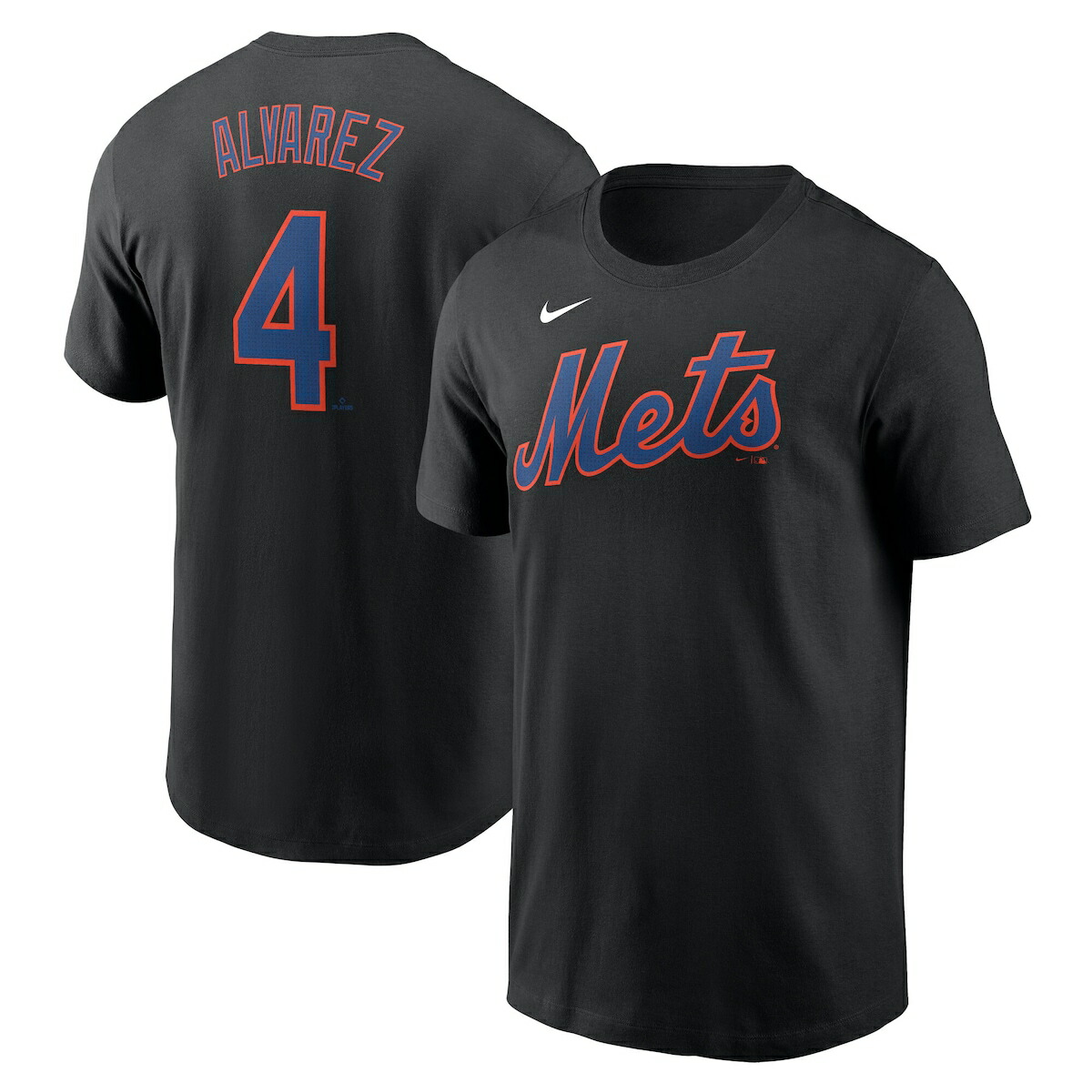 【公式グッズ】MLB メッツ フランシスコ・アルバレス ネーム&ナンバー Tシャツ Nike/ナイキ メンズ ブラック (2025 Men's Nike Fuse N&N Tee)|Fanatics公式ストア 店
