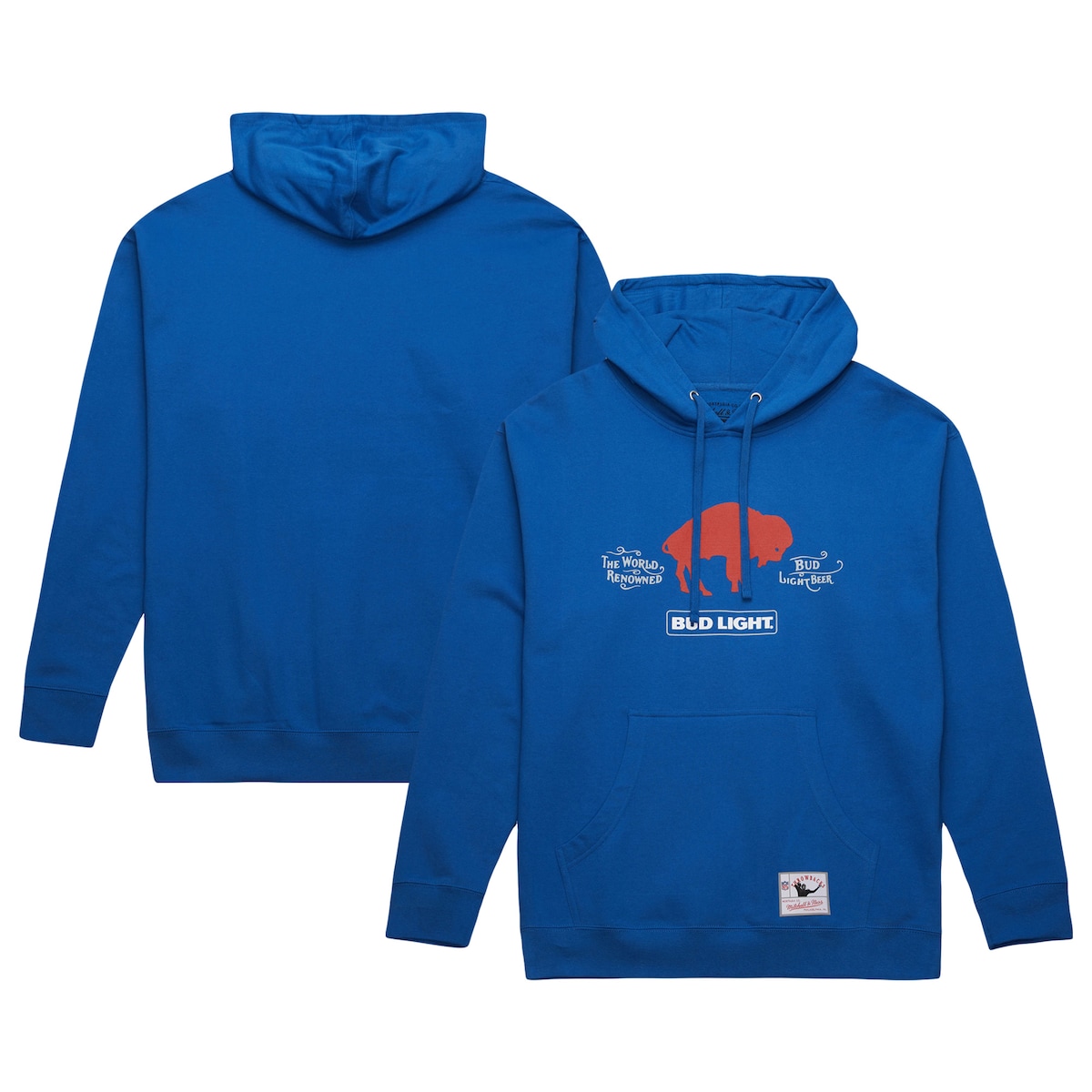 【公式グッズ】NFL ビルズ プルオーバー パーカー Mitchell & Ness/ミッチェル＆ネス メンズ ロイヤル (Men's Vintage Hoodie)