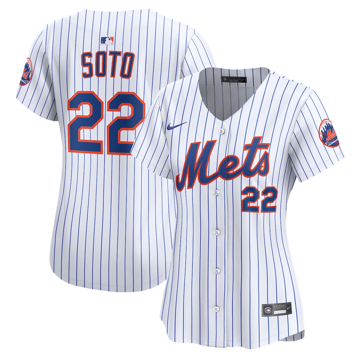 【公式グッズ】MLB メッツ ファン・ソト ホーム リミテッド ユニフォーム Nike/ナイキ レディース ホワイト (SP25 Nike Womens Limited Player Jersey)
