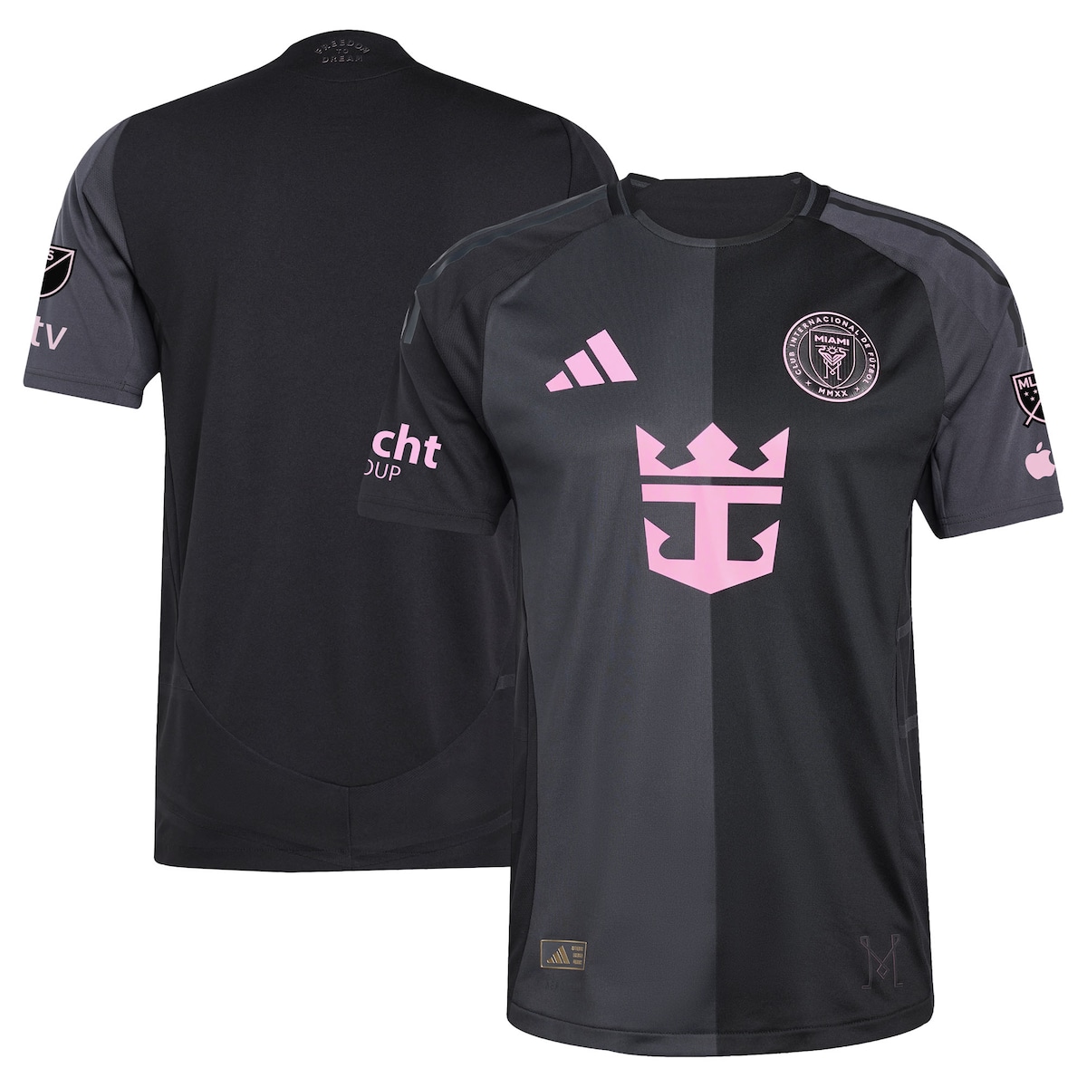 【公式グッズ】MLS インテルマイアミCF アウェイ ユニフォーム (オーセンティック) Adidas/アディダス メンズ ブラック (25/26 INTER MIAMI AWAY JERSEY AUTHENTIC)|Fanatics公式ストア 店