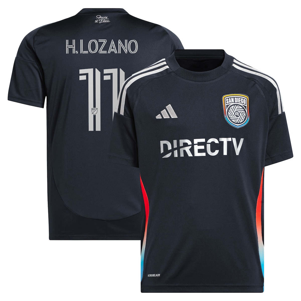 【公式グッズ】MLS サンディエゴFC イルビング・ロサノ ホーム ユニフォーム （レプリカ） Adidas/アディダス ユース・ジュニアサイズ ネイビー (2025 Youth MLS Replica Player Jersey)｜Fanatics公式ストア 店 19,526円