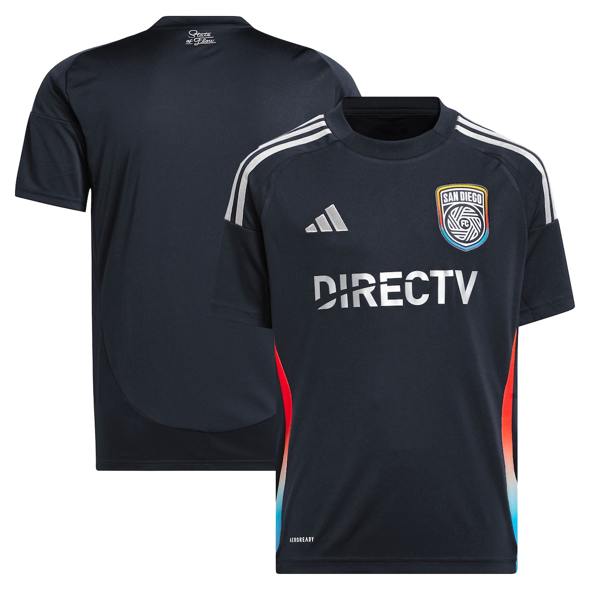 【公式グッズ】MLS サンディエゴFC ホーム ユニフォーム （レプリカ） Adidas/アディダス ユース・ジュニアサイズ ネイビー (25/26 SAN DIEGO FC HOME JERSEY YOUTH)