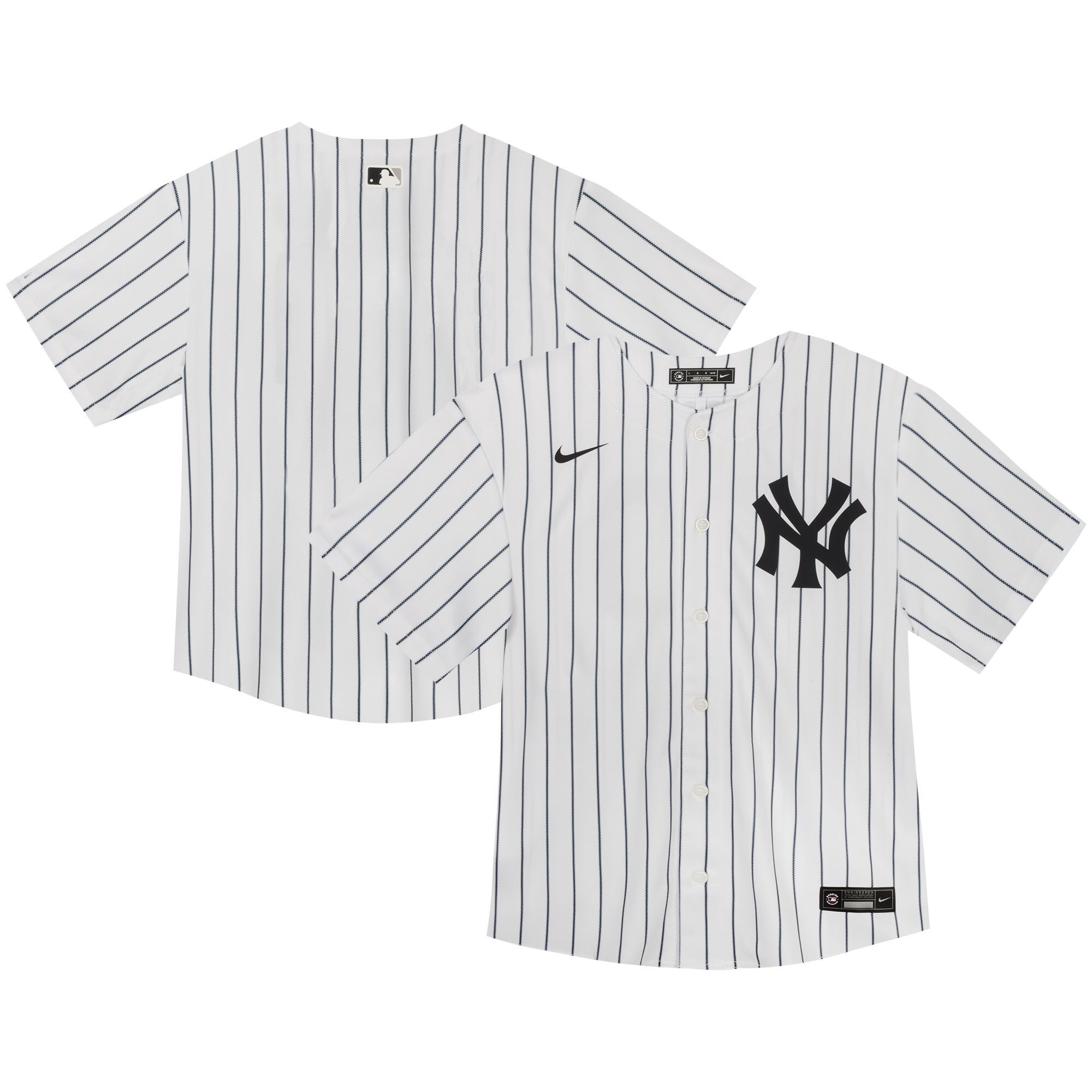 【公式グッズ】MLB ヤンキース ホーム ユニフォーム Nike/ナイキ トドラー・幼児サイズ ホワイト (Toddler Home Game Blank Jersey)