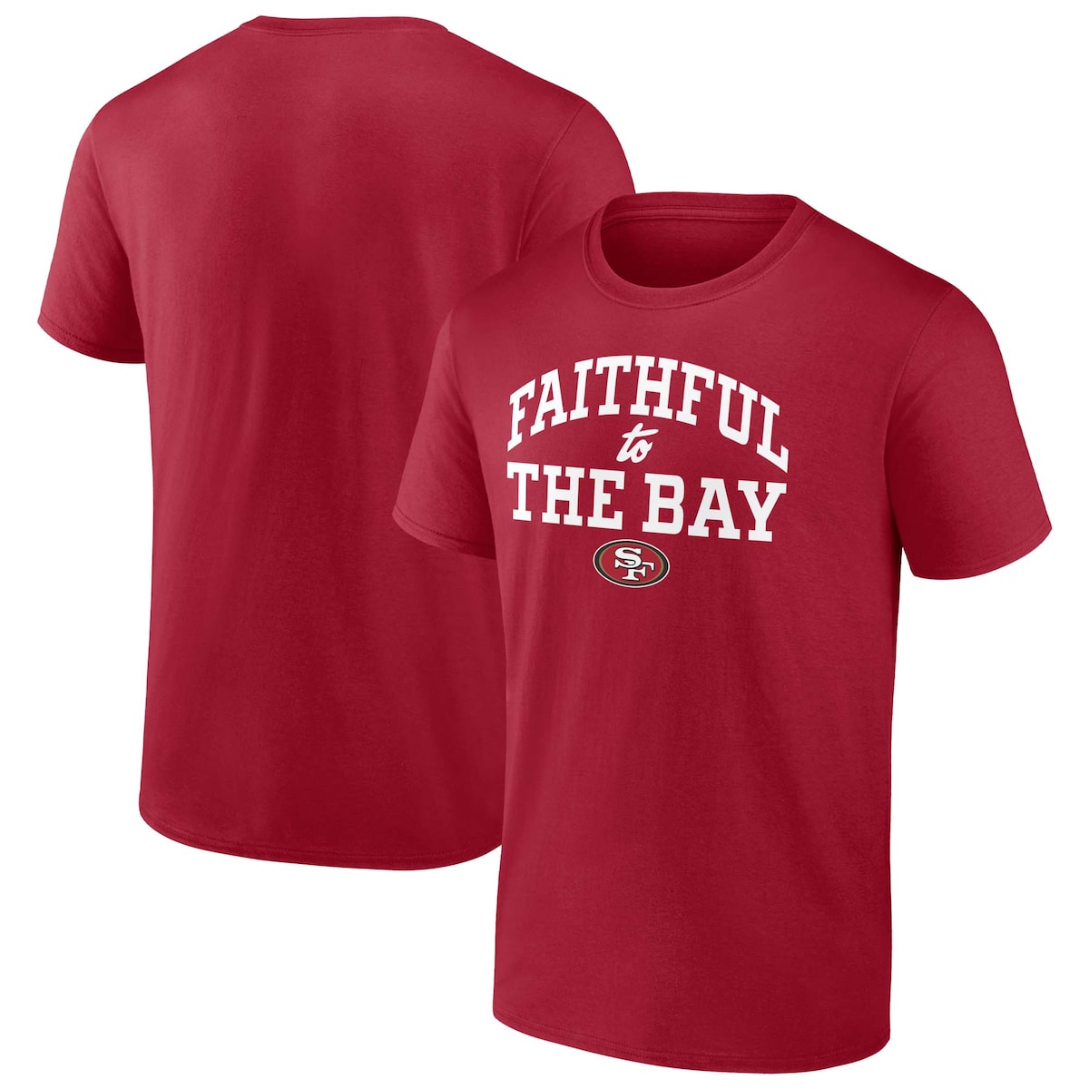 【公式グッズ】NFL 49ers Tシャツ Fanatics/ファナティクス メンズ スカーレット (EX 25 NFL MMQB Faithful to the Bay)