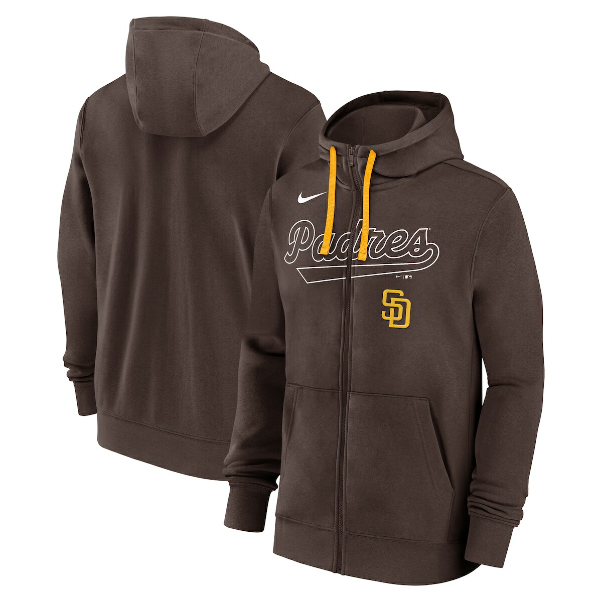 【NIKE】サンディエゴパドレス　MLB オーセンティック　パーカー　XL NIKE カブス オーセンティックコレクション フーディー パーカー