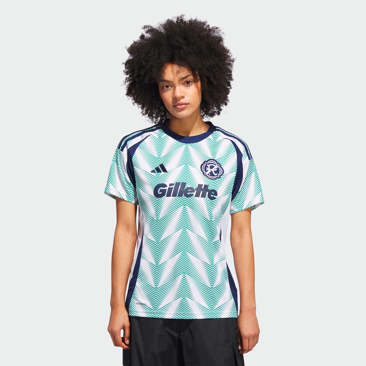 【公式グッズ】MLS レボリューション レプリカ ユニフォーム Adidas/アディダス レディース ホワイト (ADI 2025 Women's Replica Jersey)