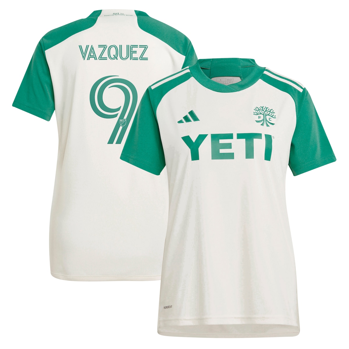 【公式グッズ】MLS オースティンFC バスケス レプリカ ユニフォーム Adidas/アディダス レディース (2025 Women's MLS Replica Player Jersey)