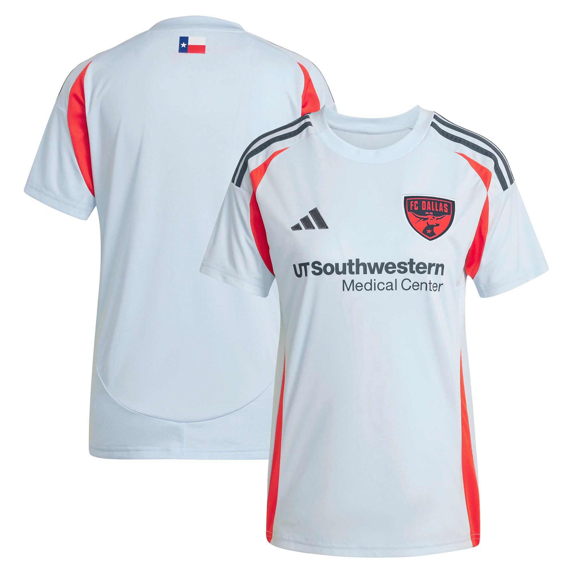 【公式グッズ】MLS FCダラス レプリカ ユニフォーム Adidas/アディダス レディース ライトブルー (ADI 2025 Women's Replica Jersey)
