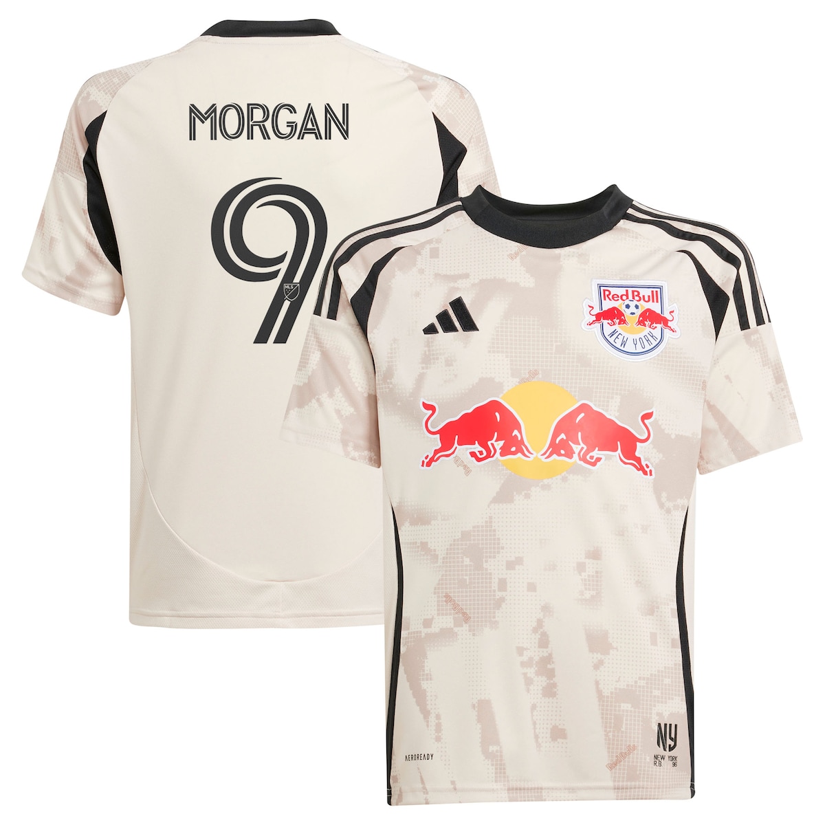 【公式グッズ】MLS レッドブルズ モルガン レプリカ ユニフォーム Adidas/アディダス ユース・ジュニアサイズ (2025 Youth MLS Replica Player Jersey)