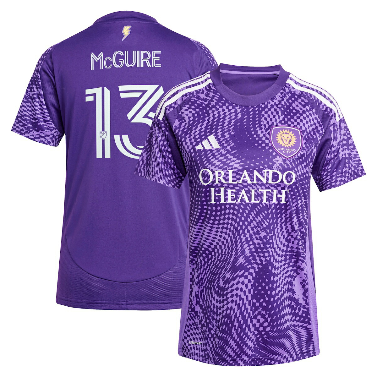 【公式グッズ】MLS オーランド・シティSC ダンカン・マグワイア レプリカ ユニフォーム Adidas/アディダス レディース パープル (2025 Women's MLS Replica Player Jersey)｜Fanatics公式ストア 店
