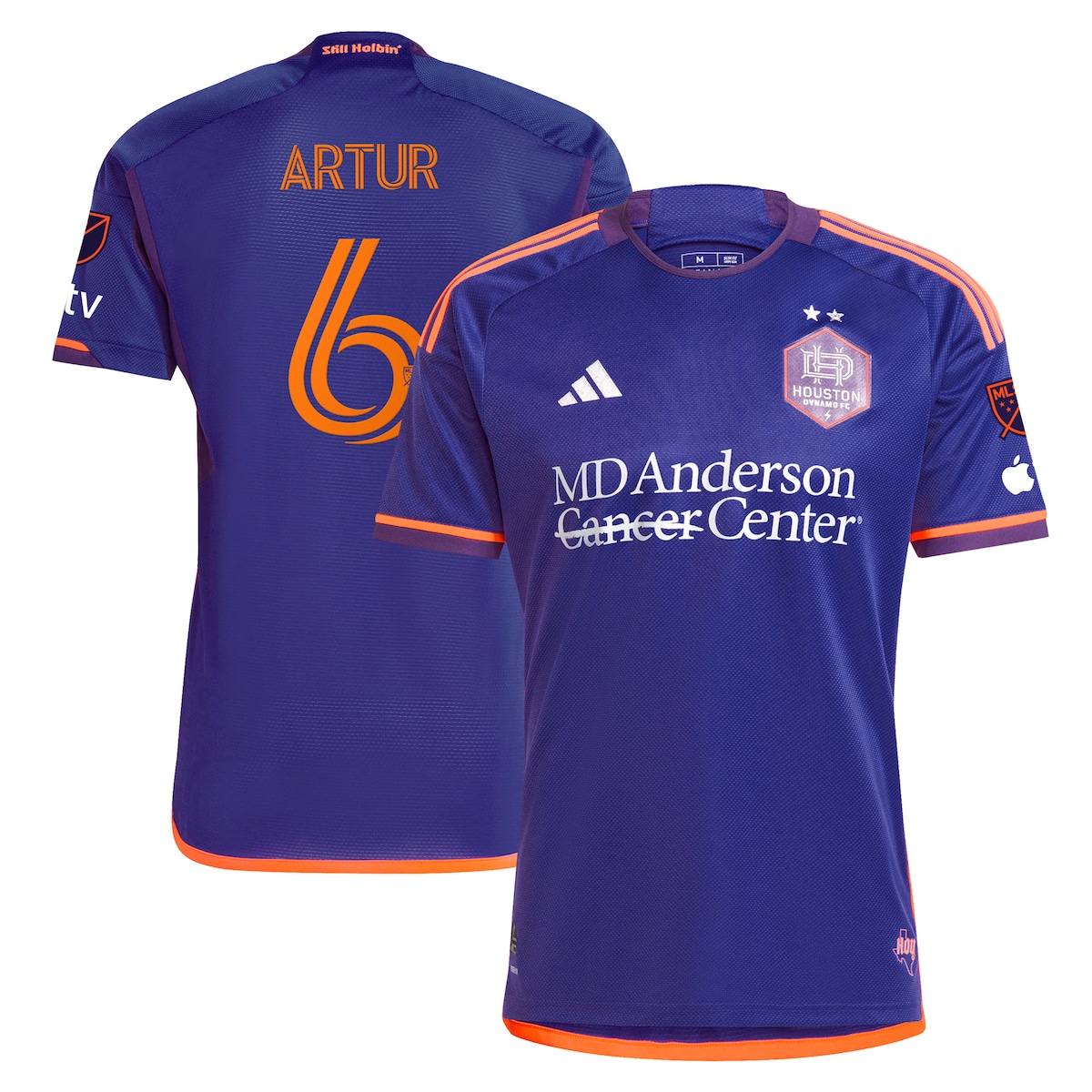 【公式グッズ】MLS ダイナモFC アルトゥール オーセンティック ユニフォーム Adidas/アディダス メンズ パープル (2025 Men's MLS Authentic Player Jersey)