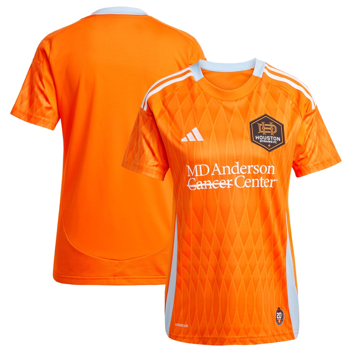 【公式グッズ】MLS ダイナモFC レプリカ ユニフォーム Adidas/アディダス レディース オレンジ (ADI 2025 Women's Replica Jersey)