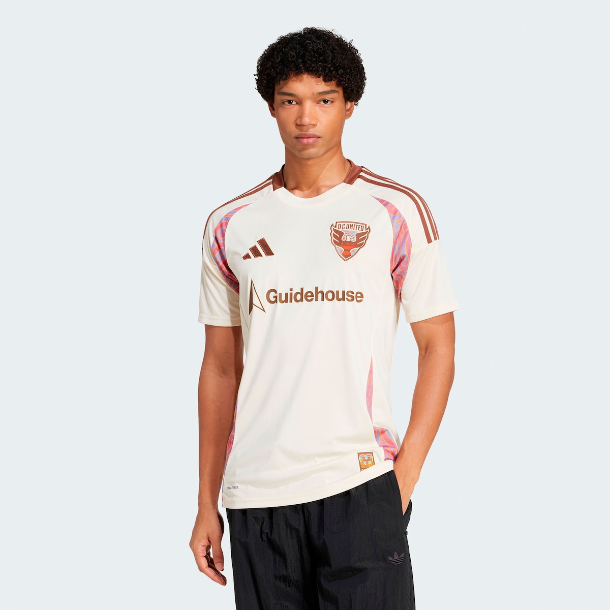 【公式グッズ】MLS D.C.ユナイテッド レプリカ ユニフォーム Adidas/アディダス メンズ ナチュラル (ADI 2025 Men's Replica Jersey)