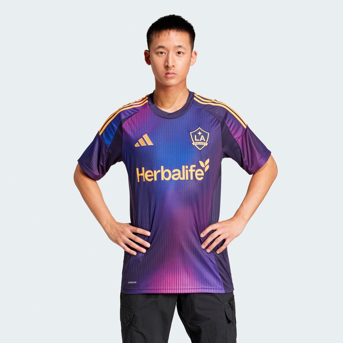 【公式グッズ】MLS LAギャラクシー レプリカ ユニフォーム Adidas/アディダス メンズ ネイビー (ADI 2025 Men's Replica Jersey)｜Fanatics公式ストア 店