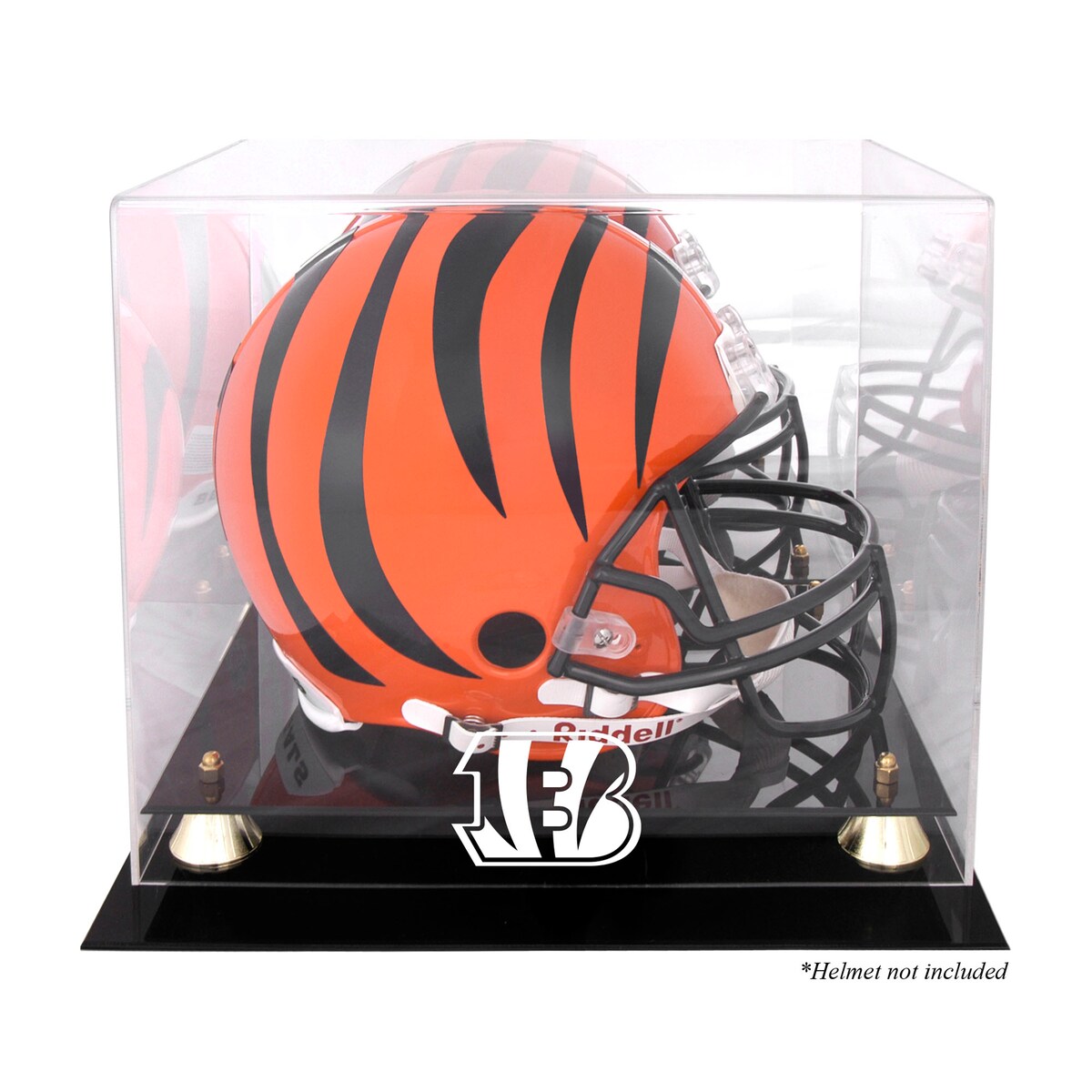 【公式グッズ】NFL ベンガルズ ヘルメット ディスプレイケース Fanatics Authentic/ファナティクスオーセンティック (Golden Classic Helmet Display Case Mirror Back NFL)｜Fanatics公式ストア 店