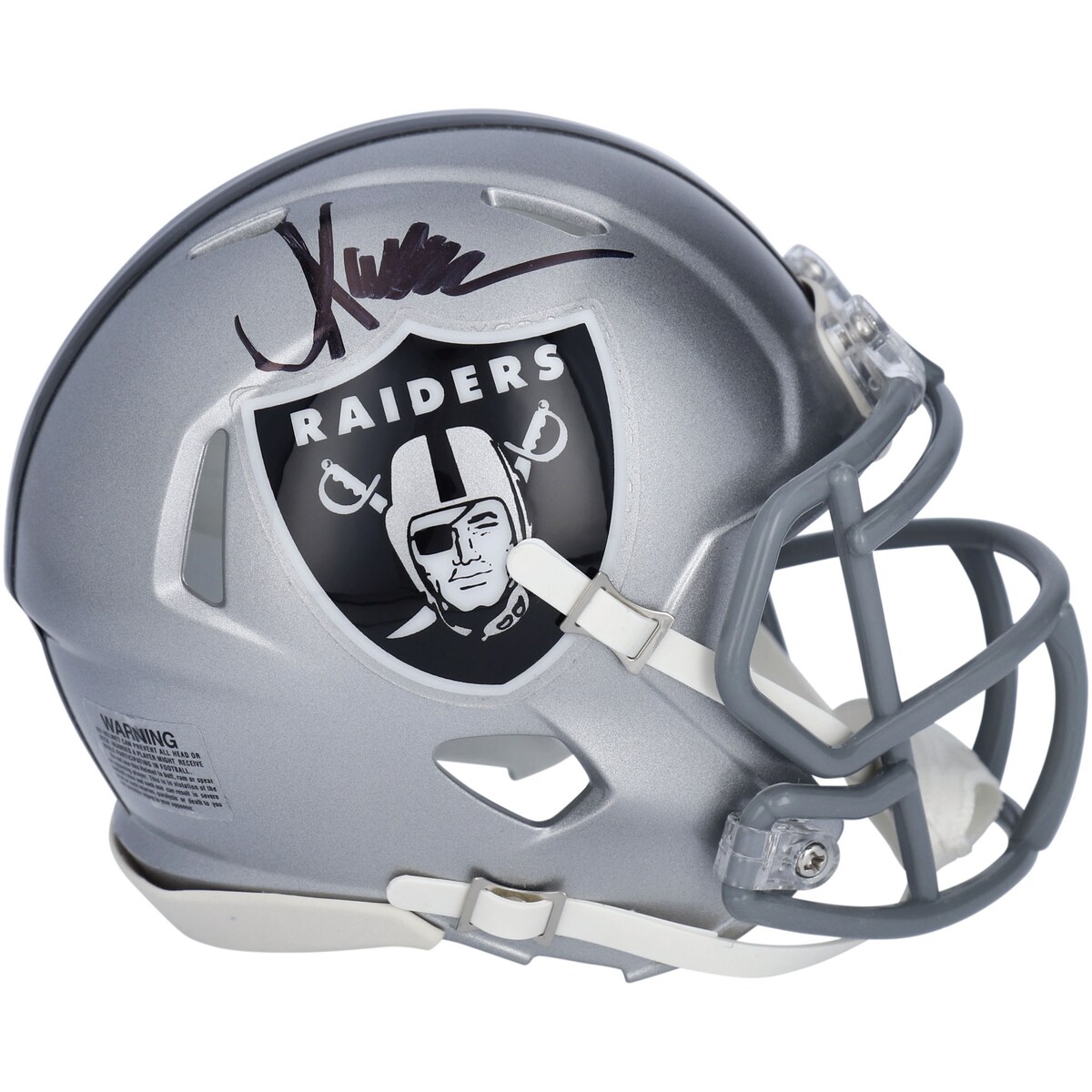 【公式シリアル番号付】NFL レイダース マーカス・アレン 直筆サイン ミニヘルメット Fanatics Authentic/ファナティクスオーセンティック (AUT MINI HELMET 1202022)｜Fanatics公式ストア 店