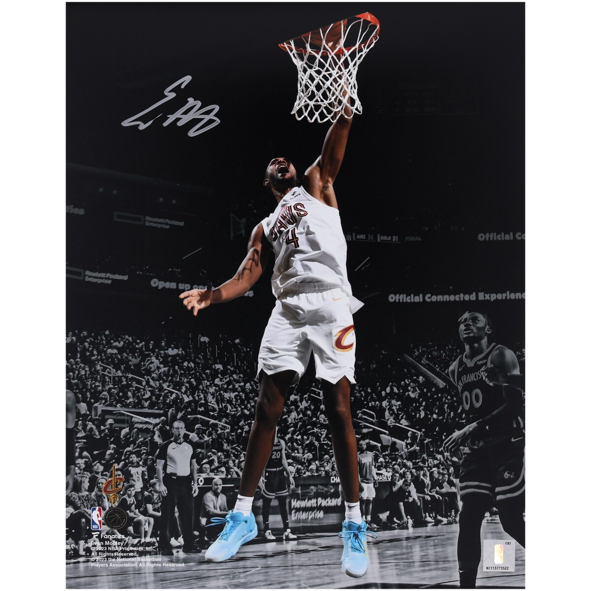 【公式シリアル番号付】NBA キャバリアーズ エバン・モーブリー 直筆サイン フォト （11x14） Fanatics Authentic/ファナティクスオーセンティック (AUT 11x14 PHOTO 45260)