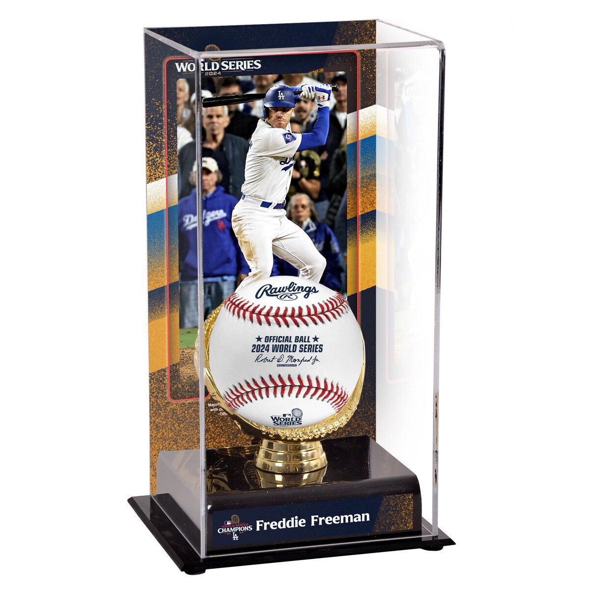 【公式グッズ】MLB ドジャース フレディ・フリーマン コレクタブル用 野球ボールケース（ボール無し） Fanatics Authentic/ファナティクスオーセンティック (UNS 24 WS CHAMP BSBL DISPLAY CASE 45588)｜Fanatics公式ストア 店