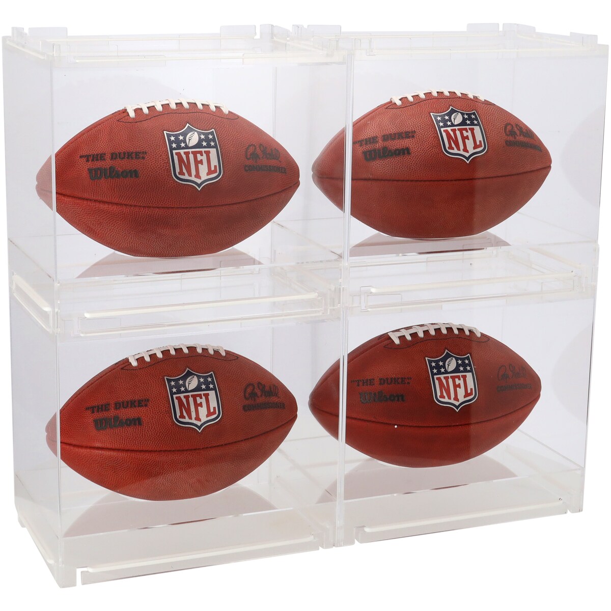 【公式グッズ】NFL シールドロゴ ボール ディスプレイケース Fanatics Authentic/ファナティクスオーセンティック (UNS FOOTBALL DISPLAY CASE 45126)