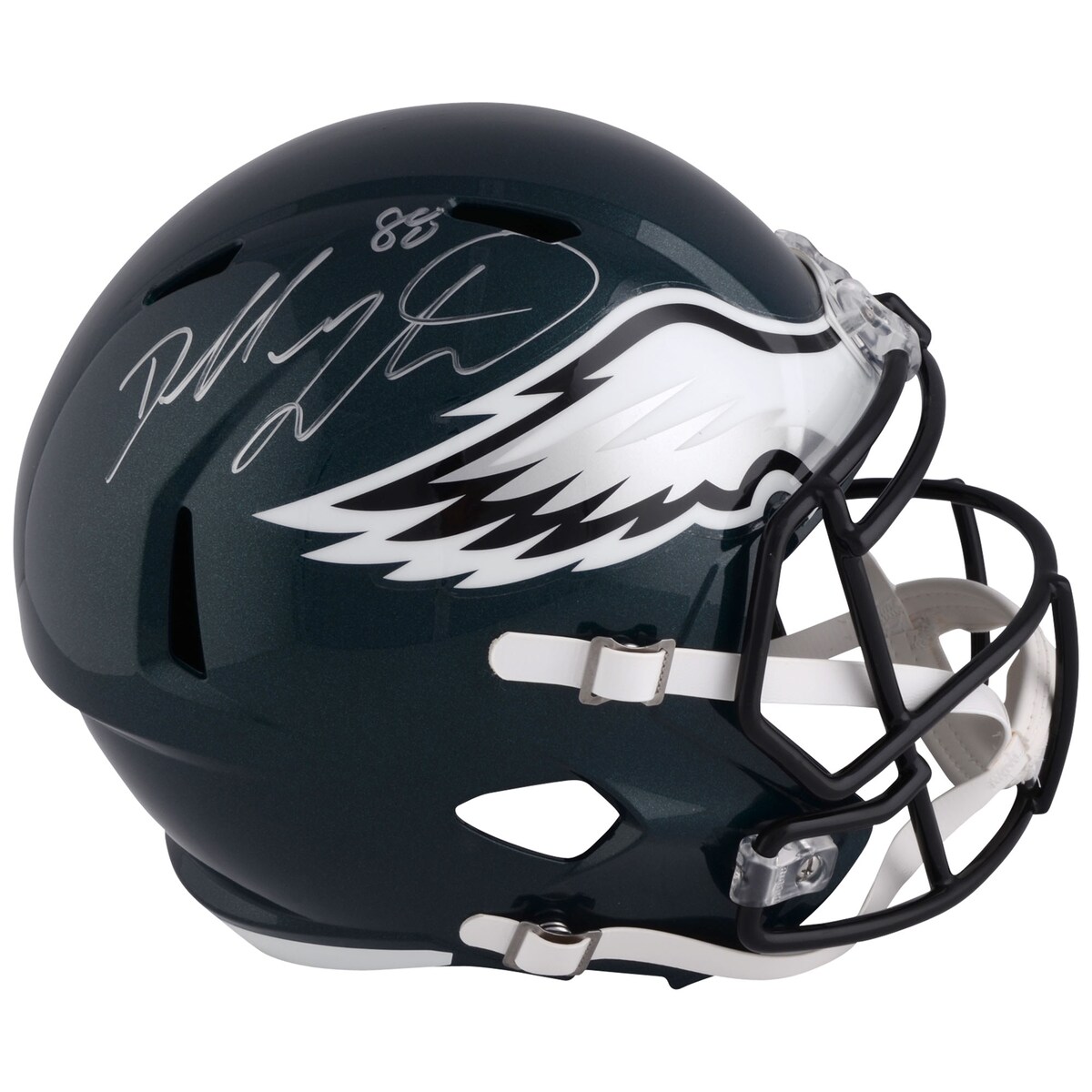 【公式シリアル番号付】NFL イーグルス ダラス・ゲーダート 直筆サイン ヘルメット Fanatics Authentic/ファナティクスオーセンティック (Aut Replica Helmet NFL)