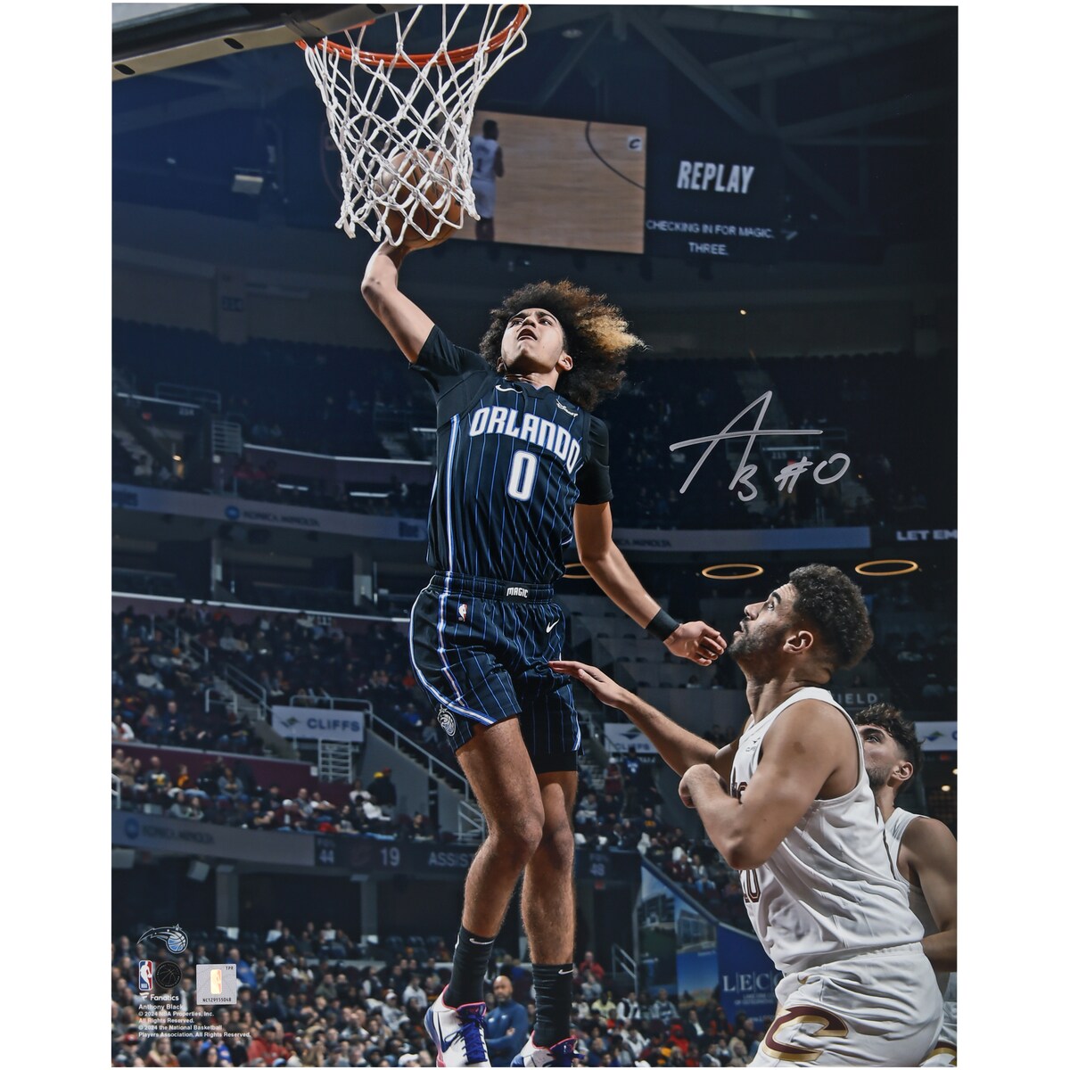 【公式シリアル番号付】NBA マジック アンソニー・ブラック 直筆サイン フォト （16x20） Fanatics Authentic/ファナティクスオーセンティック (AUT 16x20 PHOTO 45315)