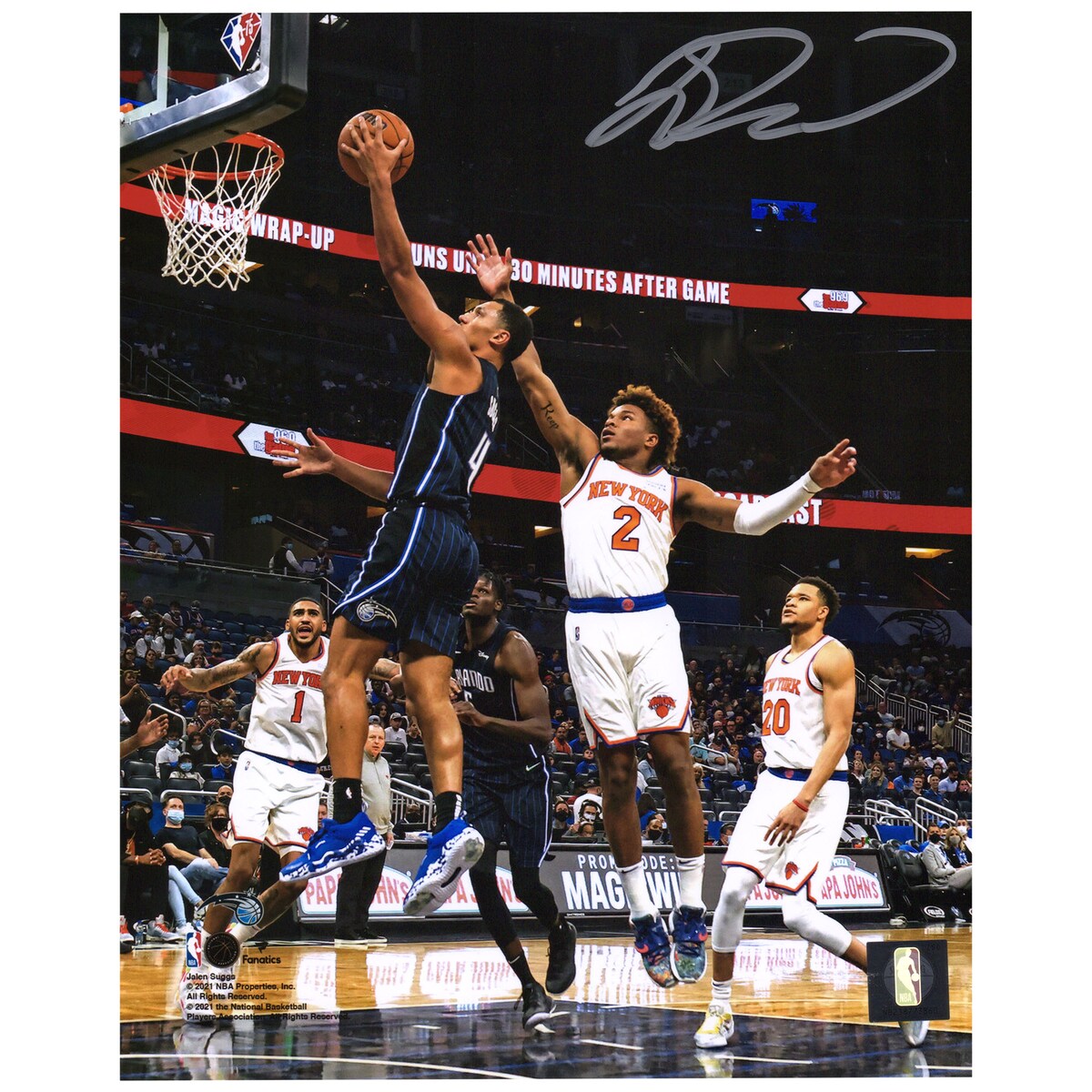 【公式シリアル番号付】NBA マジック ジェイレン・サッグス 直筆サイン フォト （8x10） Fanatics Authentic/ファナティクスオーセンティック (AUT 08x10 PHOTO 12162021) 18,838円