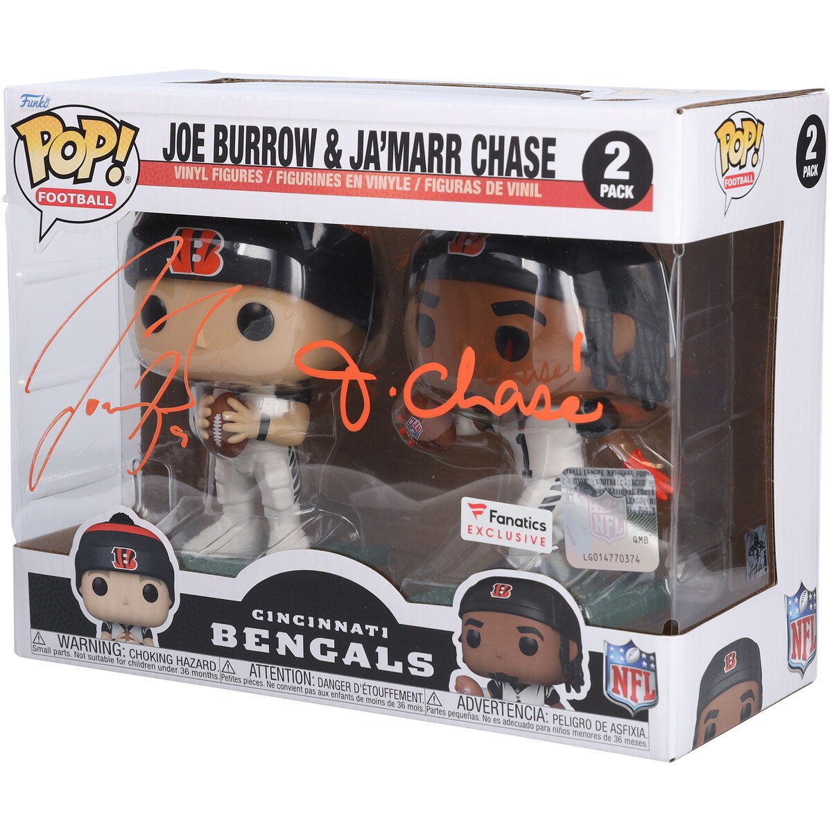 【公式シリアル番号付】NFL ベンガルズ ジャマー・チェイス 直筆サイン フィギュア Fanatics Authentic/ファナティクスオーセンティック (AUT FIGURINE 45533)｜Fanatics公式ストア 店