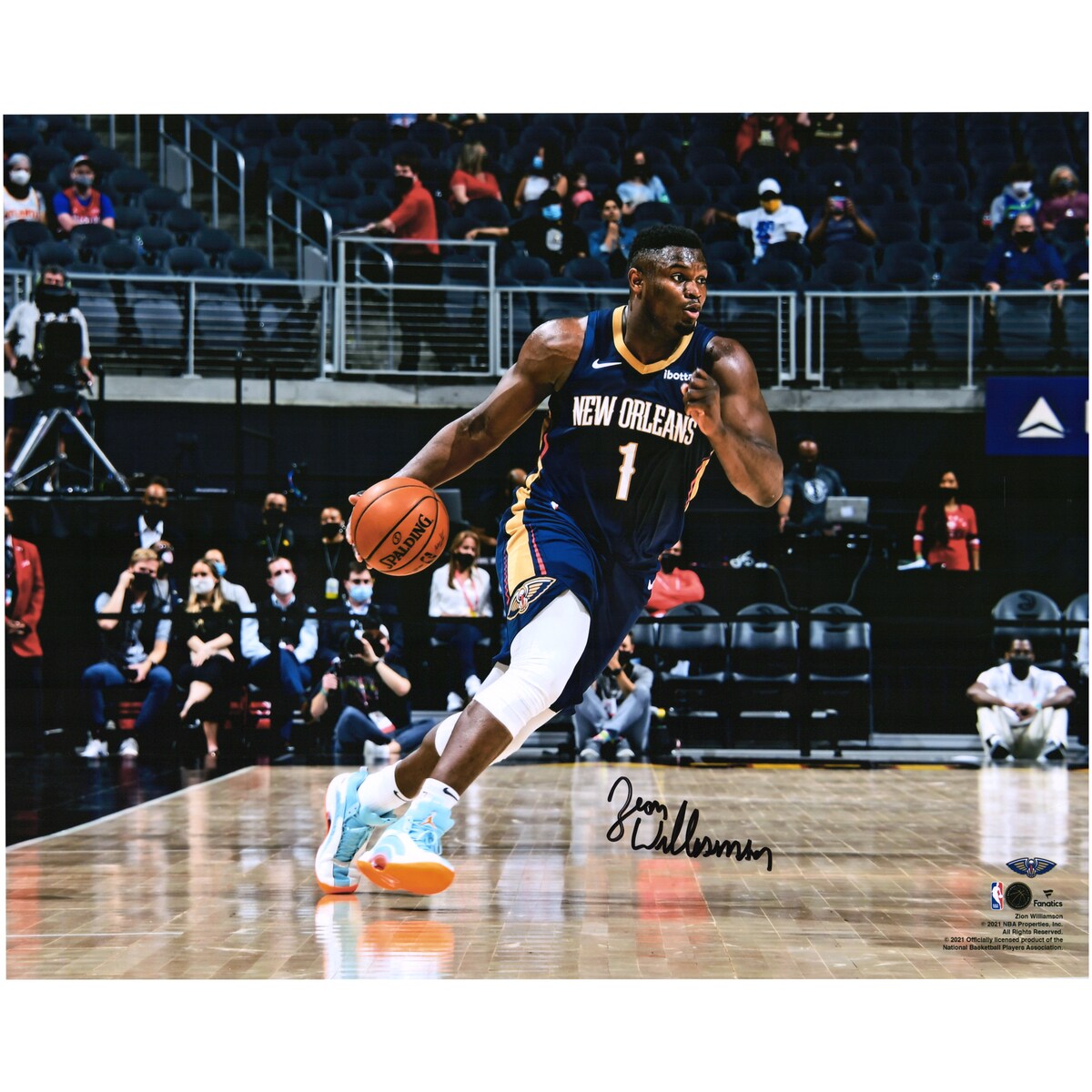 【公式シリアル番号付】NBA ペリカンズ ザイオン・ウィリアムソン 直筆サイン フォト （16x20） Fanatics Authentic/ファナティクスオーセンティック (Aut 16x20 712021)