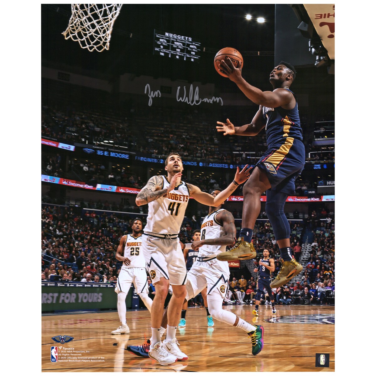 【公式シリアル番号付】NBA ペリカンズ ザイオン・ウィリアムソン 直筆サイン フォト （16x20） Fanatics Authentic/ファナティクスオーセンティック (AUT 16x20 PHOTO 1112021)