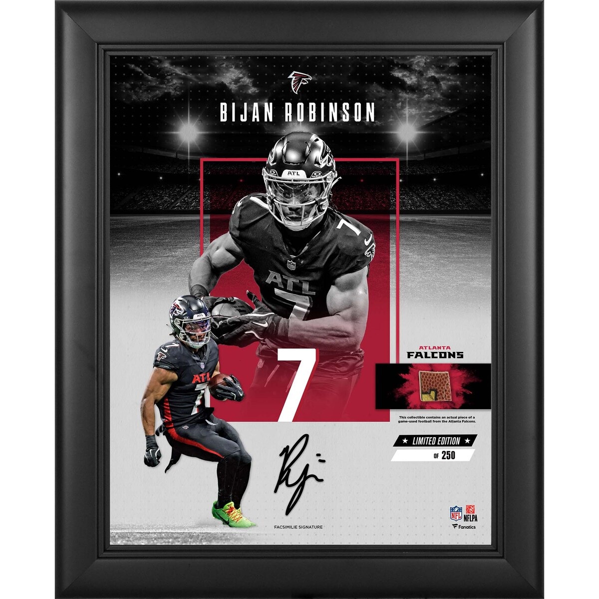 【公式グッズ】NFL ファルコンズ ビジャン・ロビンソン コレクタブルフォト Fanatics Authentic/ファナティクスオーセンティック (UNS GU FTBL FR PF51 COLLAGE 45665)