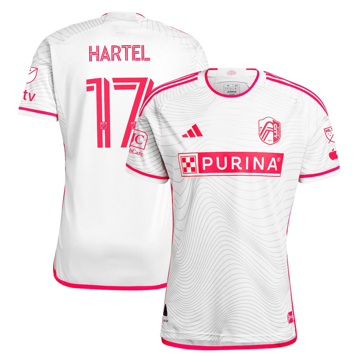 【公式グッズ】MLS セントルイス・シティSC マルセル・ヘルテル オーセンティック ユニフォーム Adidas/アディダス メンズ ホワイト (2025 Men's MLS Authentic Player Jersey)