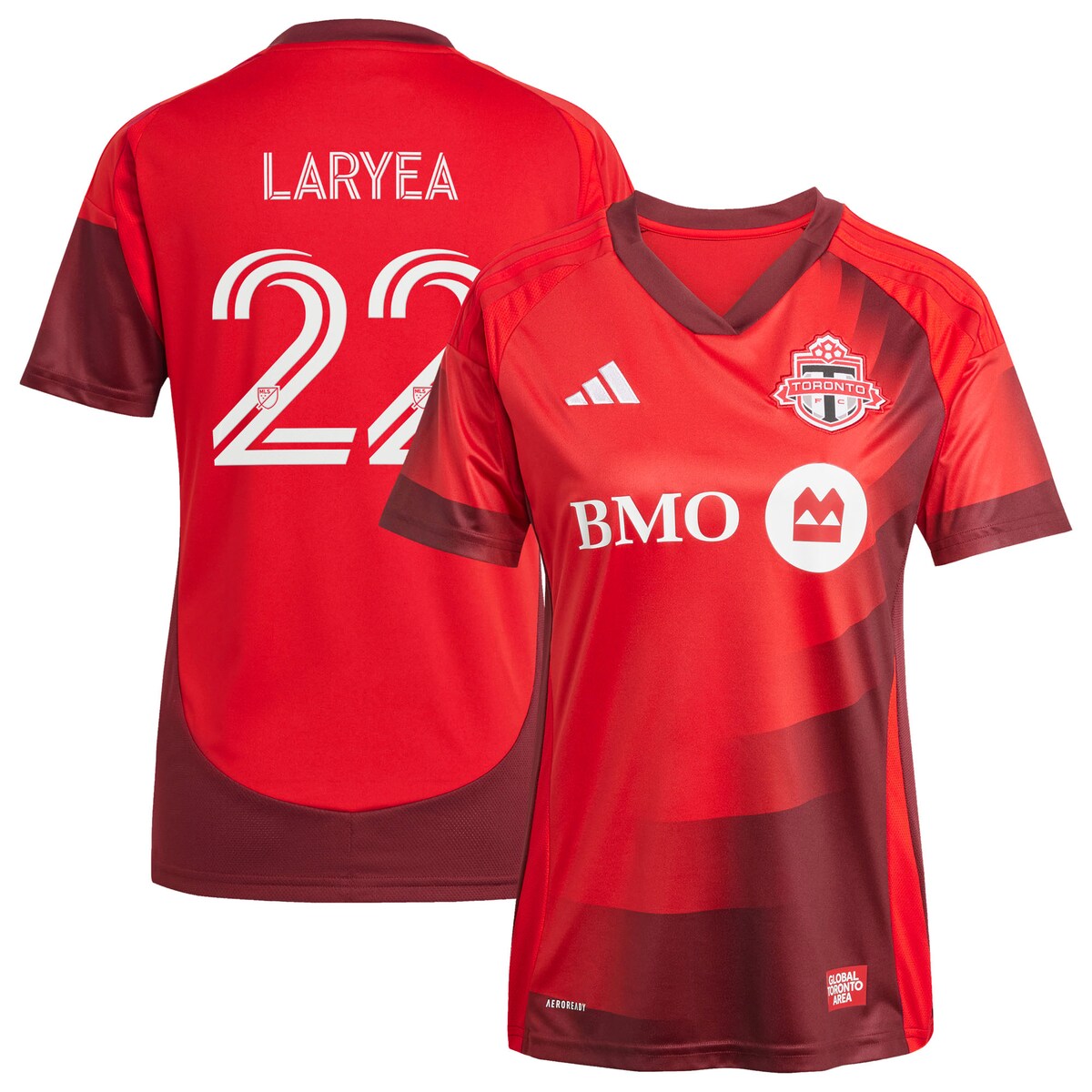 【公式グッズ】MLS トロントFC リッチー・ラリア レプリカ ユニフォーム Adidas/アディダス レディース レッド (2025 Women's MLS Replica Player Jersey)|Fanatics公式ストア 店